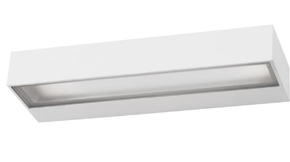 Levně Nova Luce Venkovní nástěnné LED svítidlo FUNGO, d. 22 cm Barva: Bílá