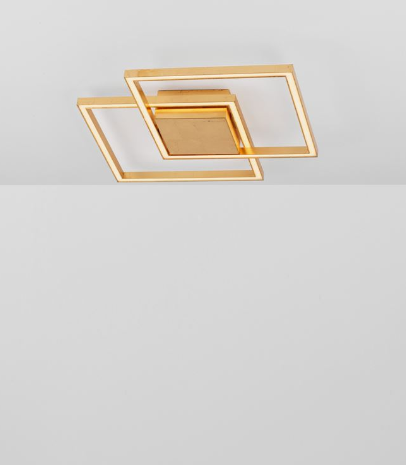 Levně Nova Luce Stropní LED svítidlo BILBAO, d. 46 cm Barva: Zlatá