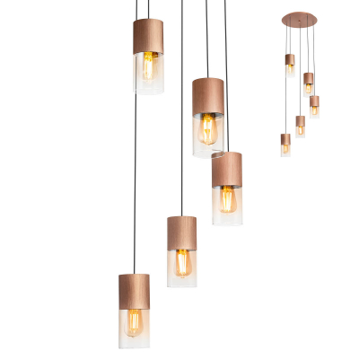 Redo Závěsné svítidlo IWI ø 40 cm Barva: Měděná