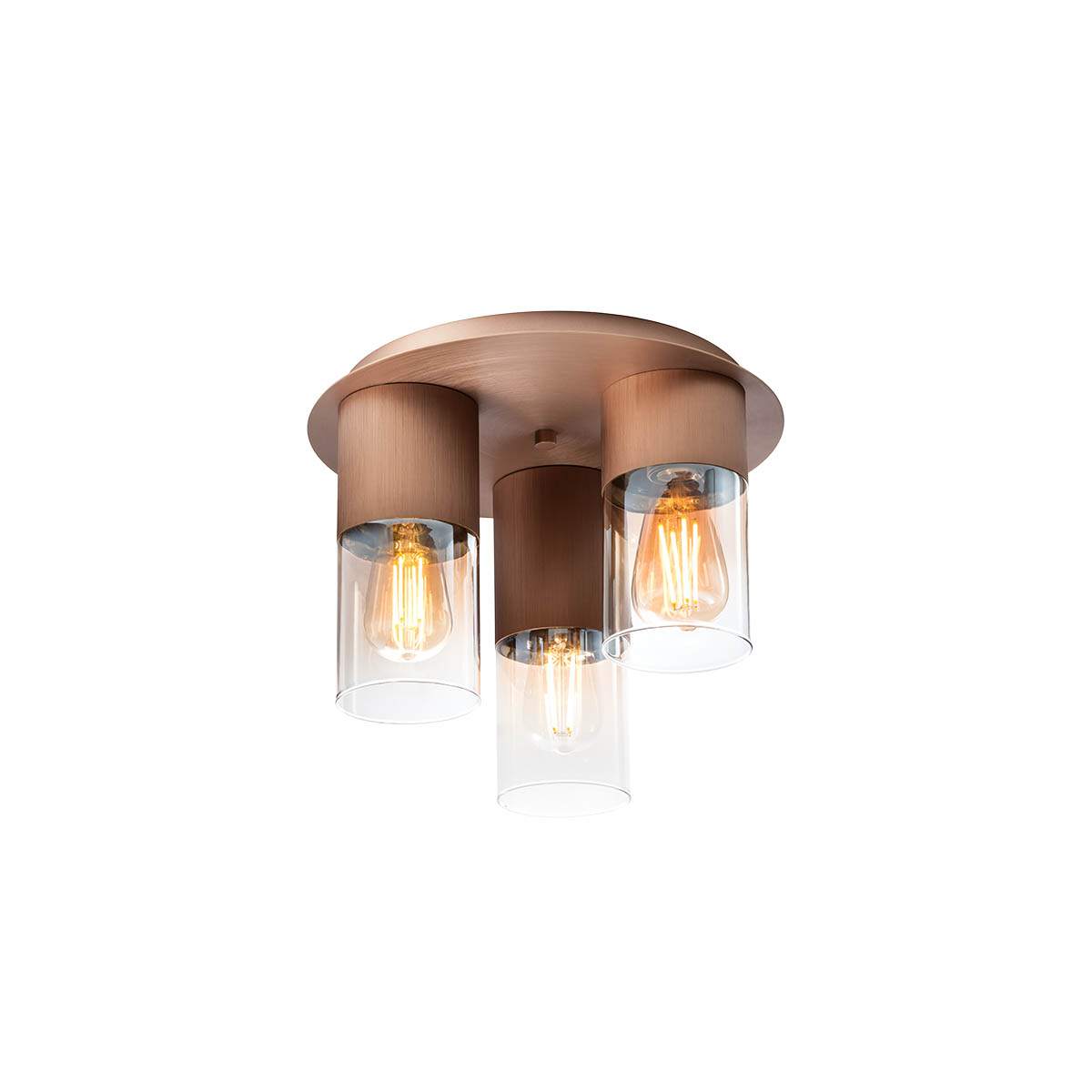 Redo Stropní svítidlo IWI ø 35 cm Barva: Měděná