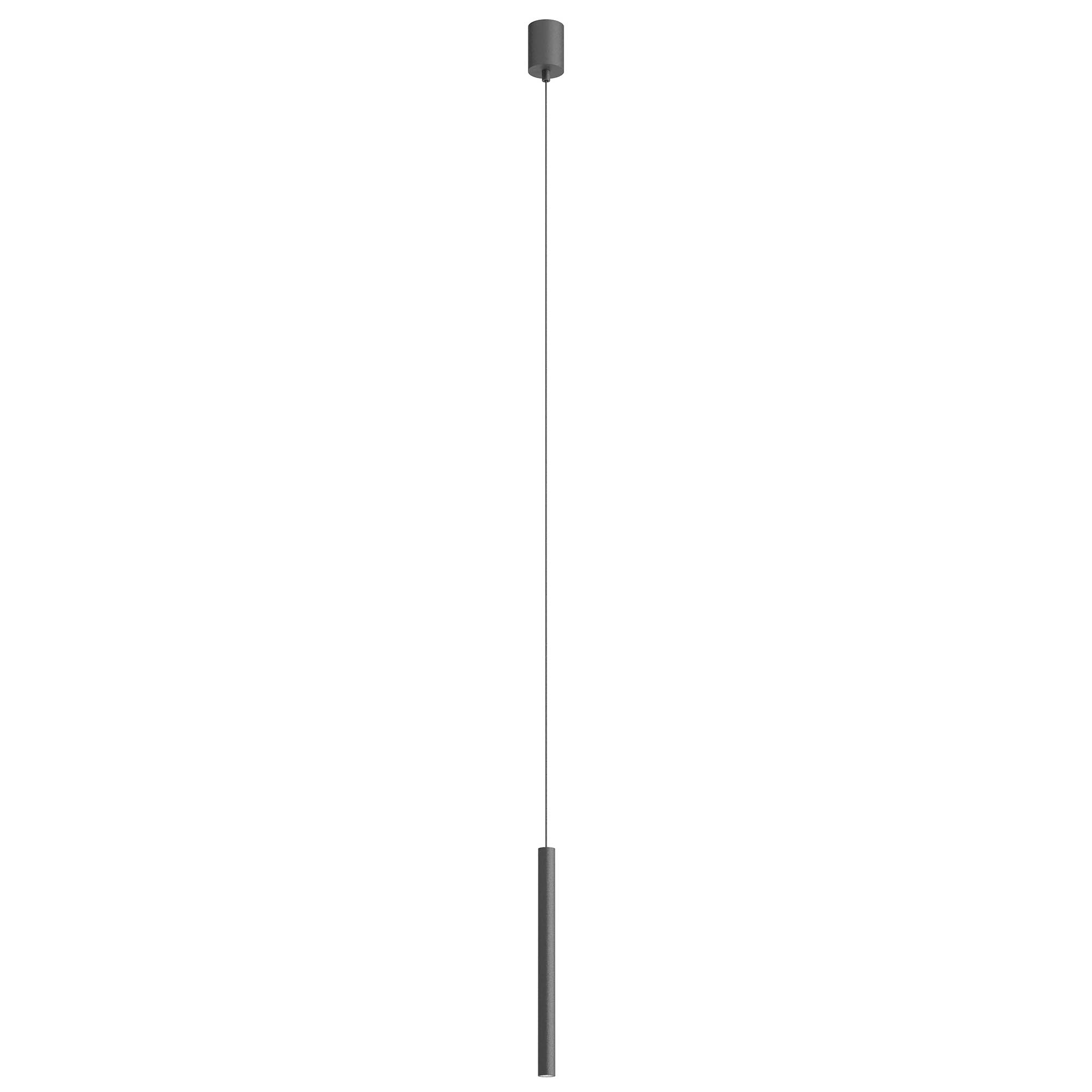 Redo Závěsné LED svítidlo KANJI ø 2,5 cm, v. 35 cm Barva: Černá, Teplota světla: 2700K