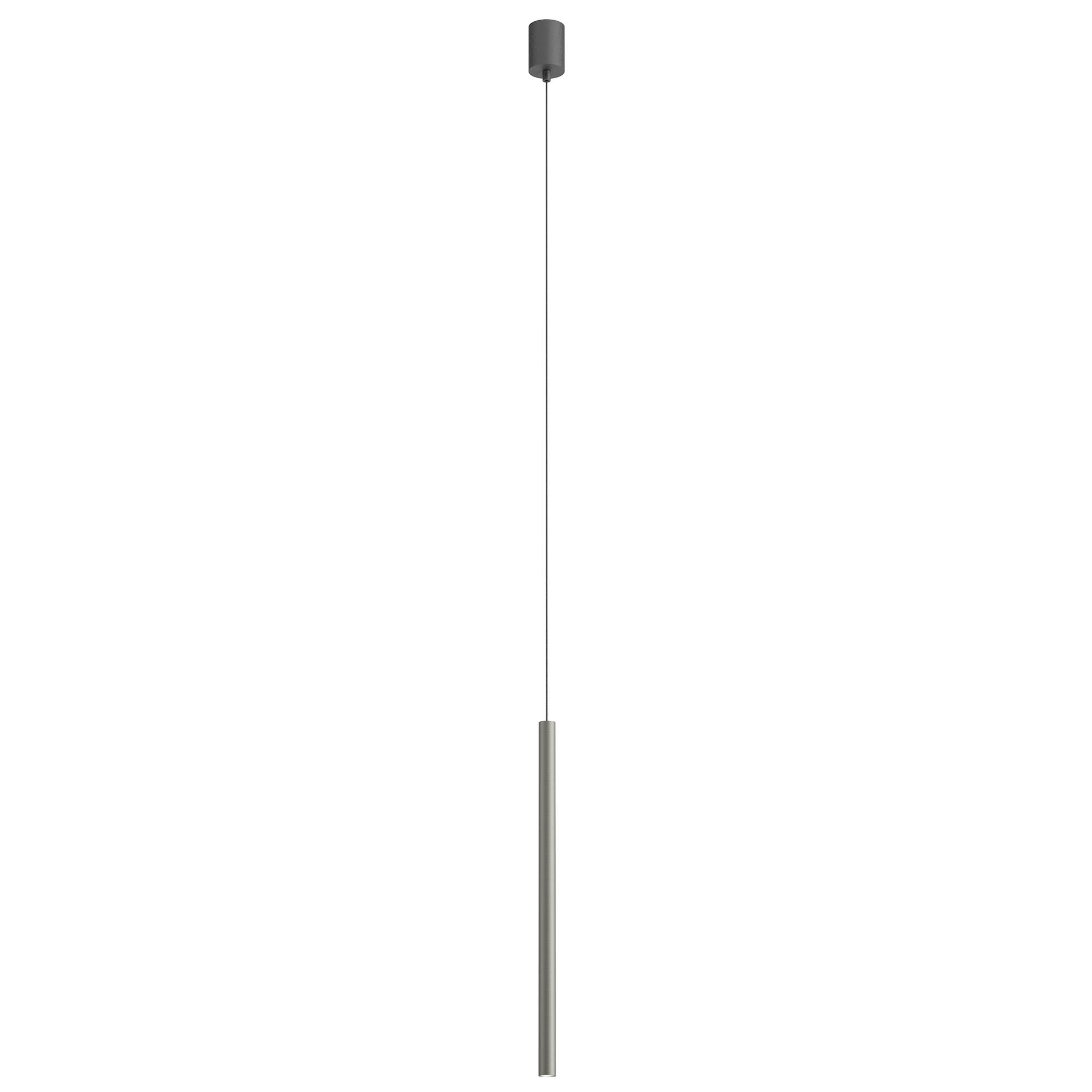 Redo Závěsné LED svítidlo KANJI ø 2,5 cm, v. 55 cm Barva: Matný nikl, Teplota světla: 2700K