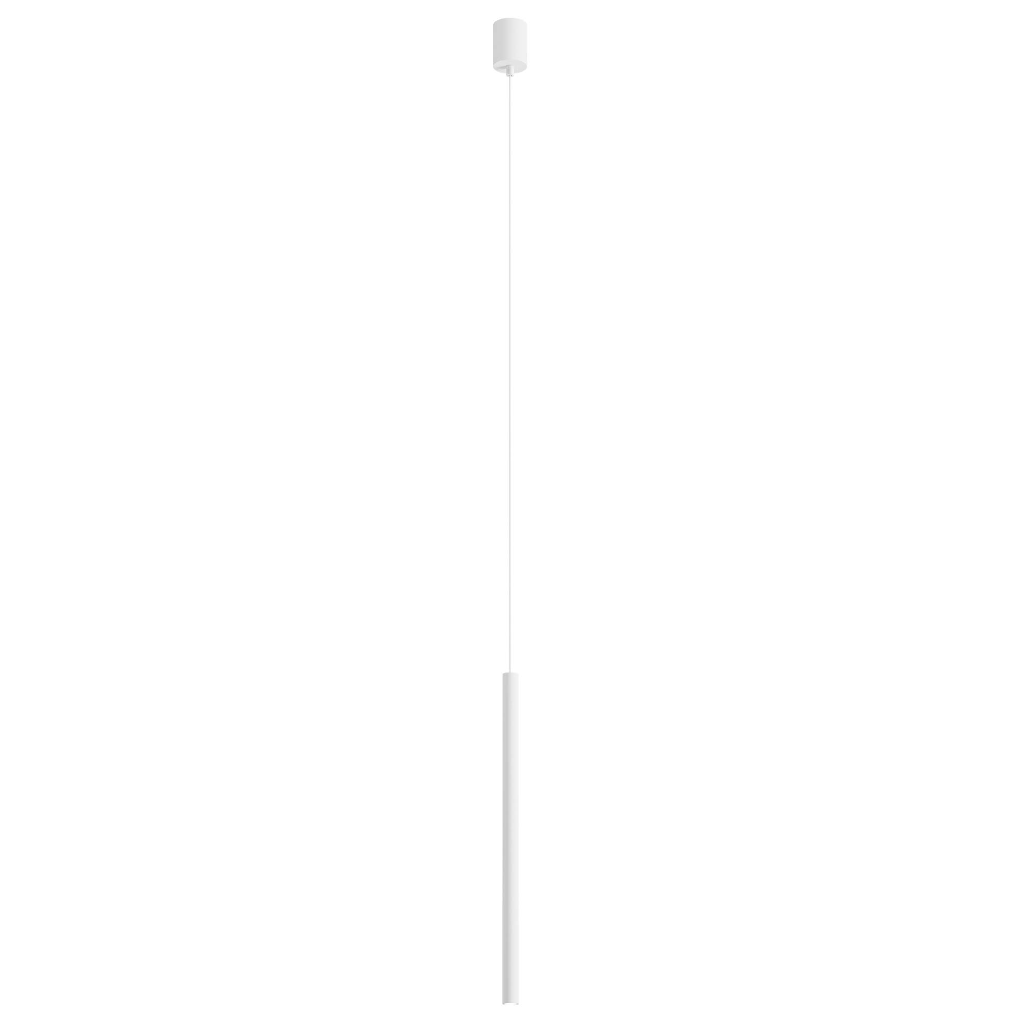 Redo Závěsné LED svítidlo KANJI ø 2,5 cm, v. 55 cm Barva: Bílá, Teplota světla: 2700K