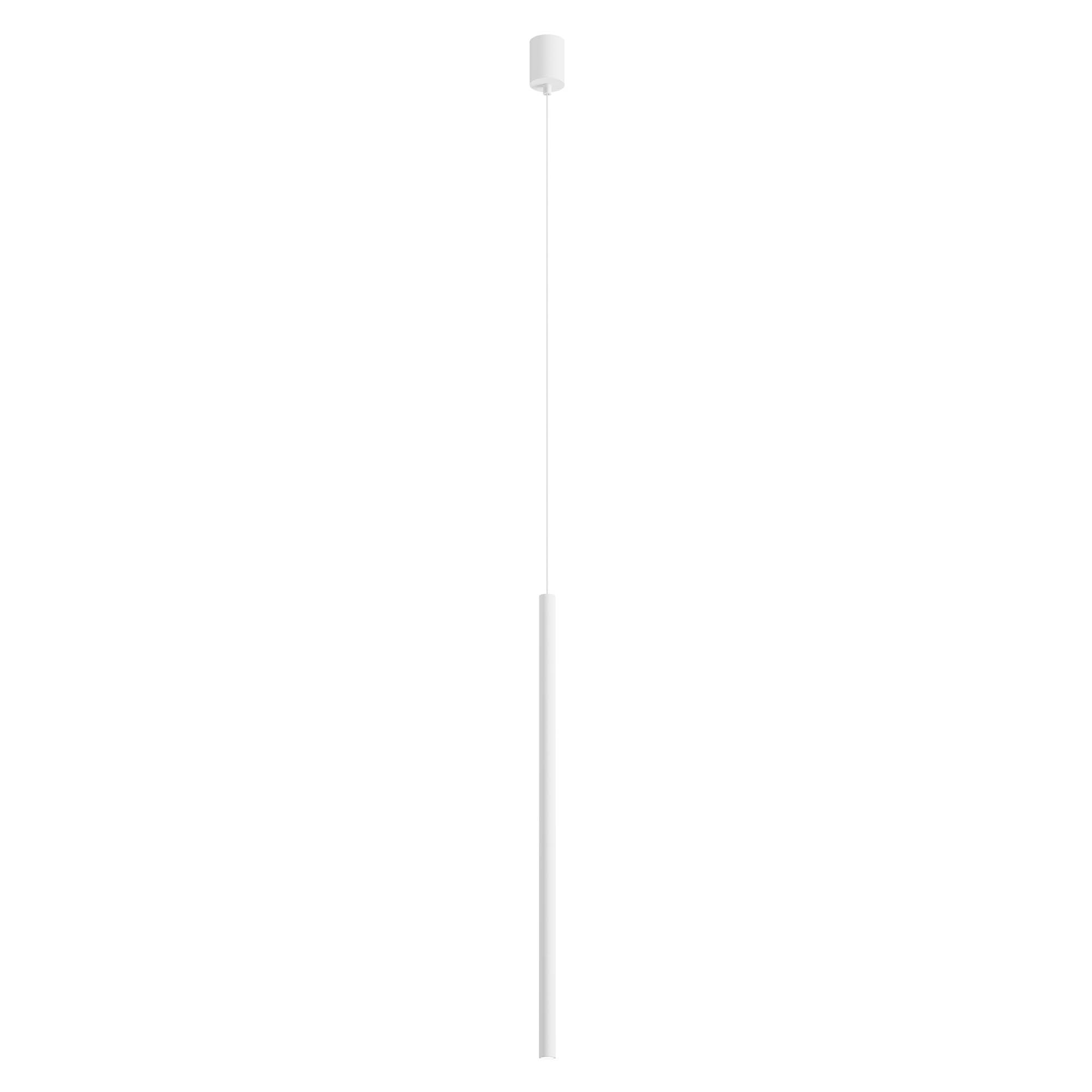 Redo Závěsné LED svítidlo KANJI ø 2,5 cm, v. 75 cm Barva: Bílá, Teplota světla: 3000K