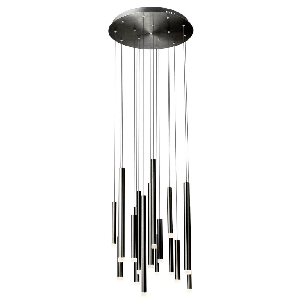 Redo Závěsné LED svítidlo MADISON ø 55 cm Barva: Černá