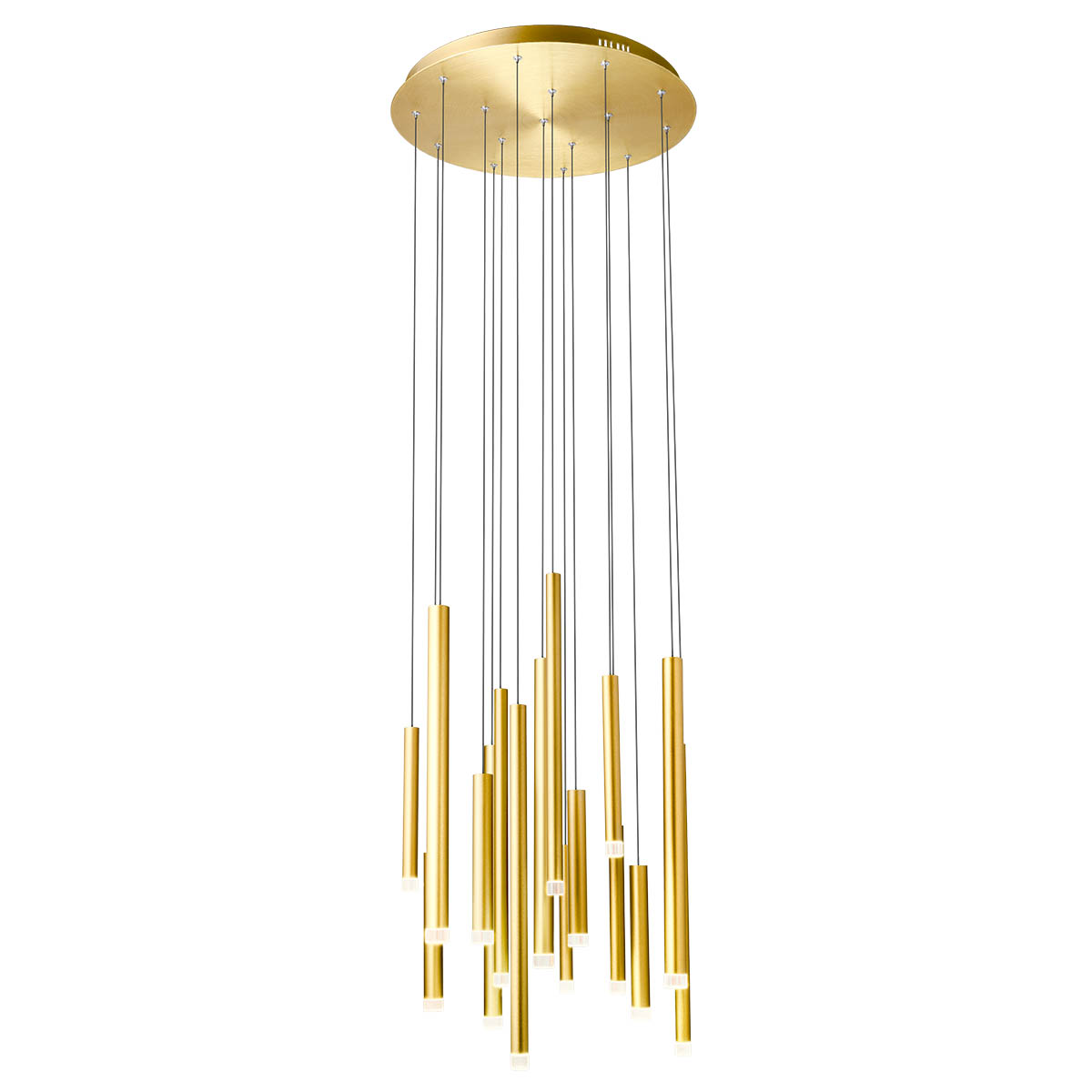 Levně Redo Závěsné LED svítidlo MADISON ø 55 cm Barva: Zlatá