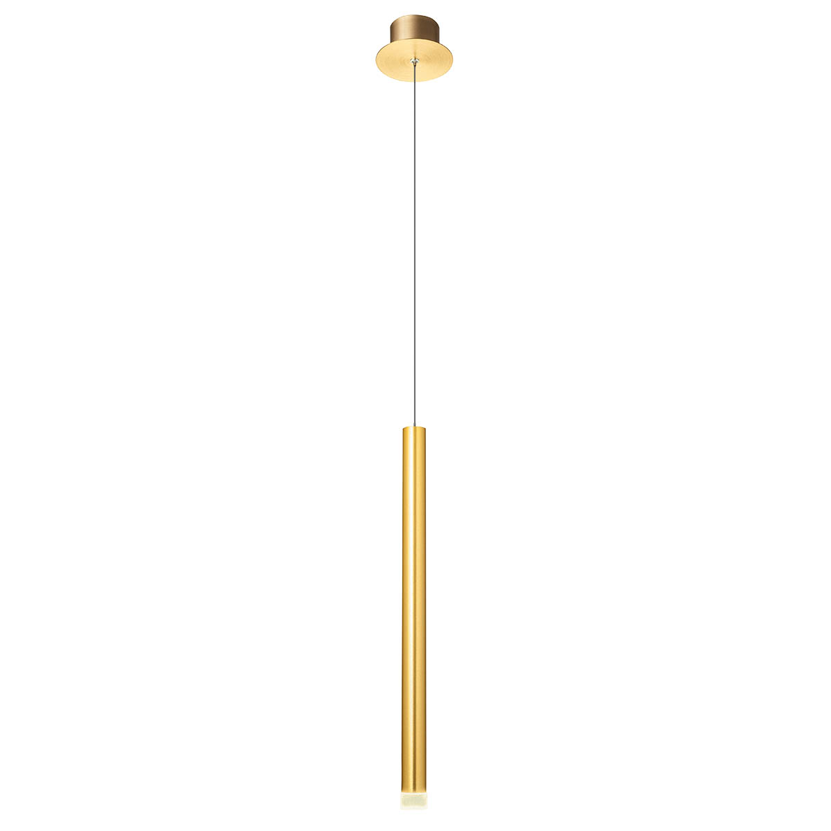 Levně Redo Závěsné LED svítidlo MADISON ø 3,4 cm Barva: Zlatá