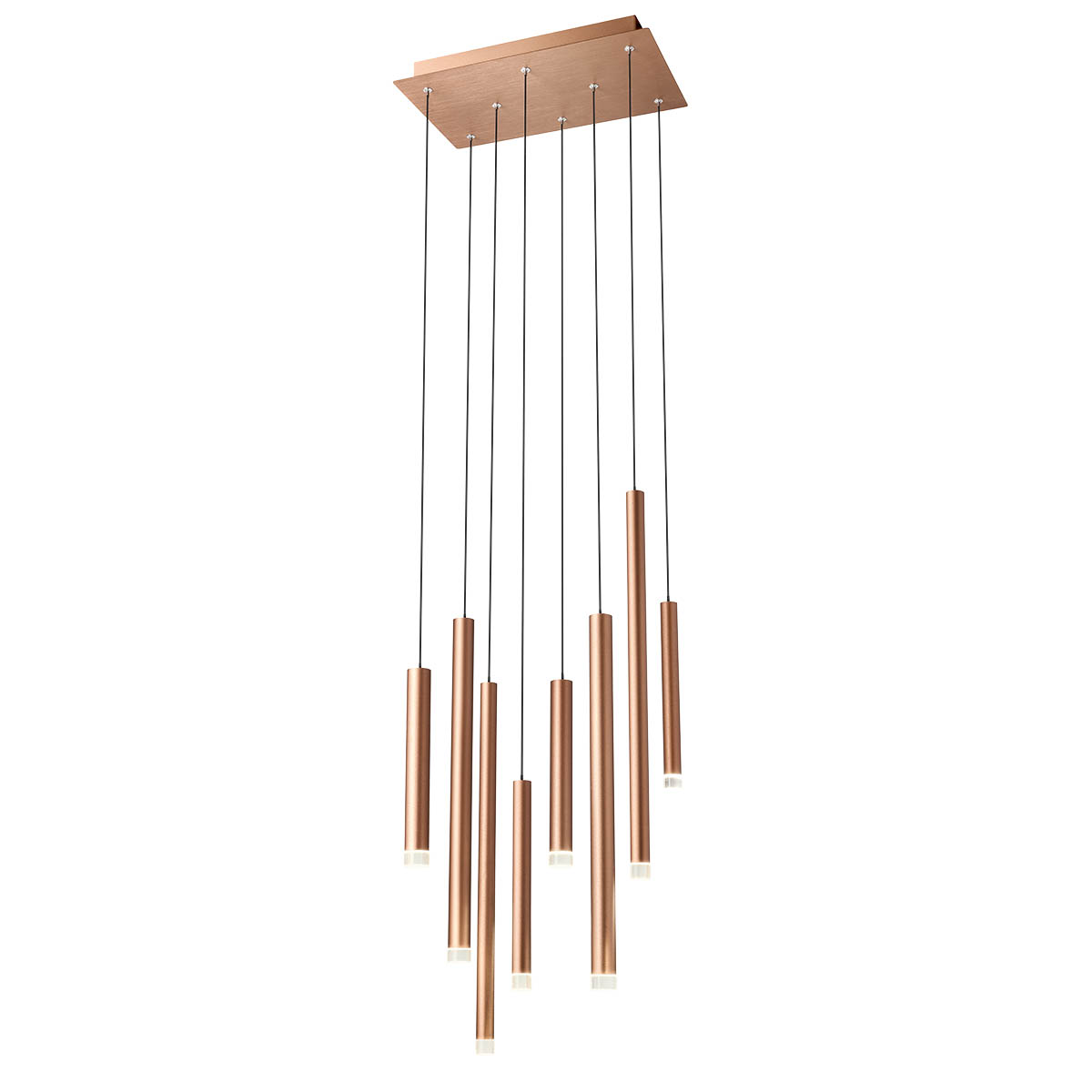 Redo Závěsné LED svítidlo MADISON, d. 40 cm Barva: Měděná