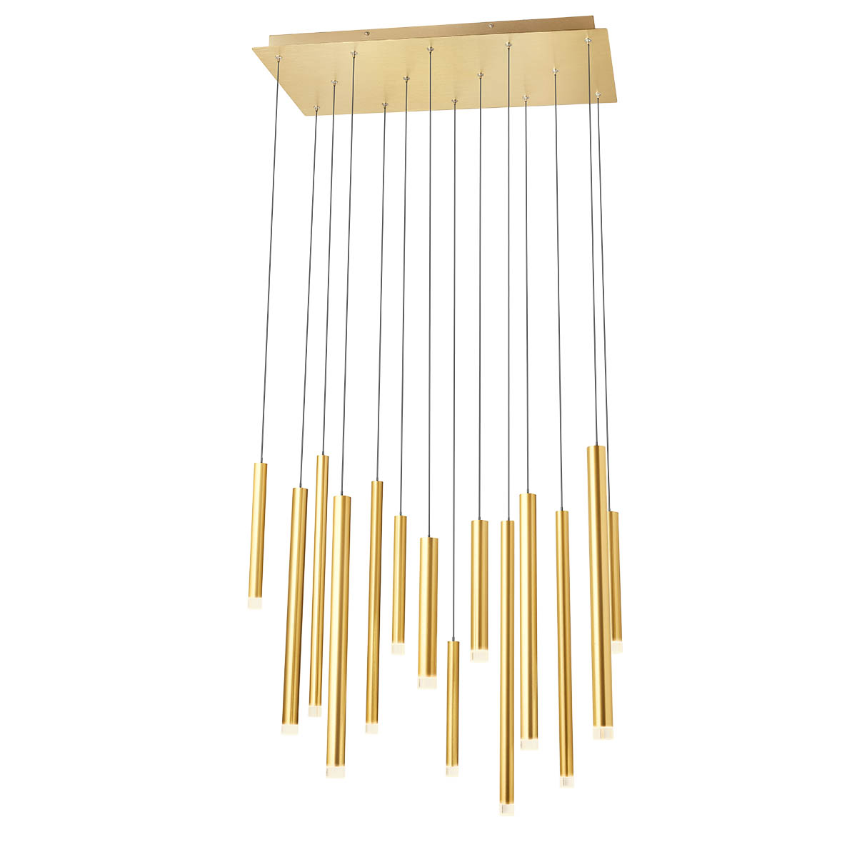 Redo Závěsné LED svítidlo MADISON, d. 70 cm Barva: Zlatá