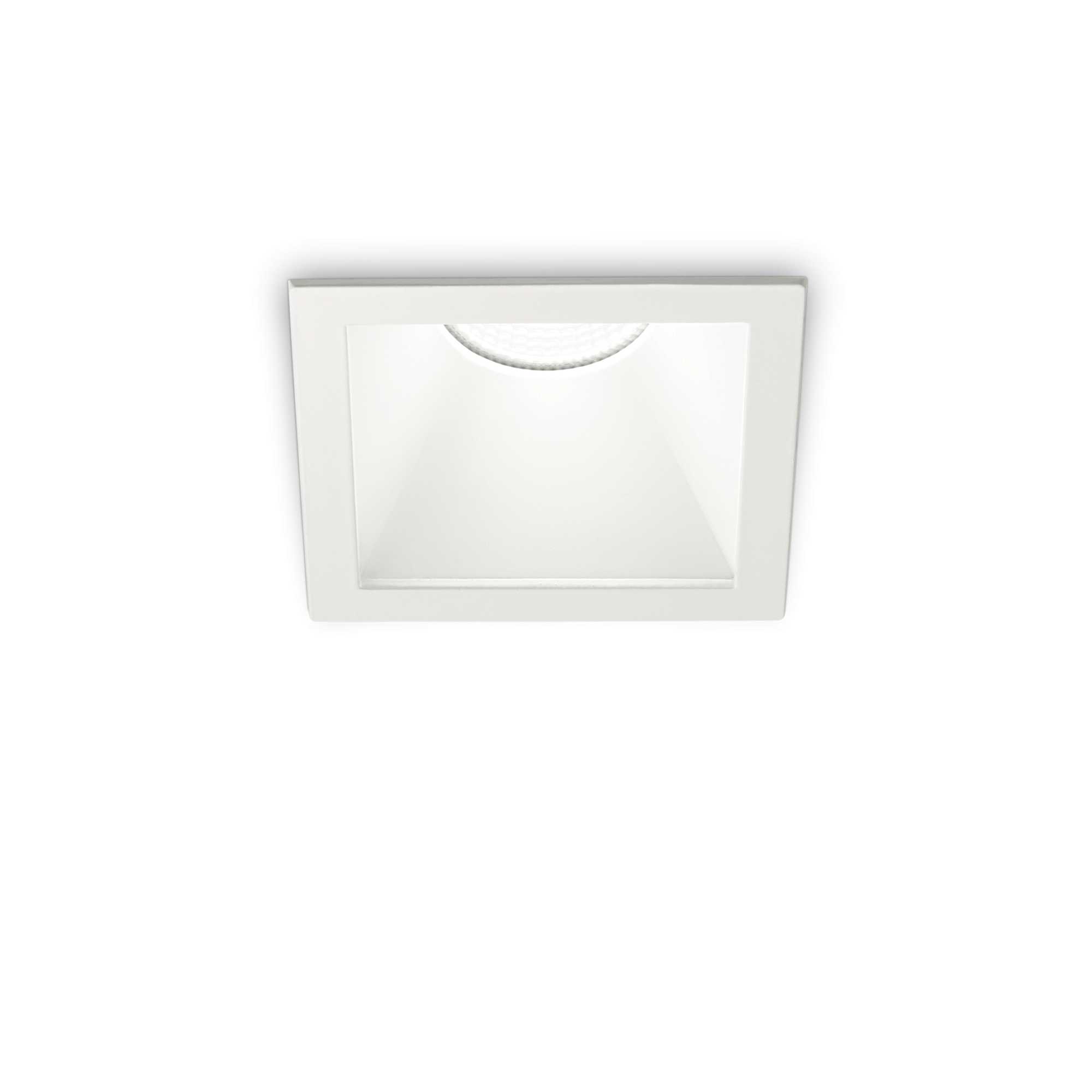Ideal Lux Stropní vestavné bodové svítidlo LED GAME SQUARE Barva: Bílá, Teplota světla: 3000K, Barva materiálu: Bílá