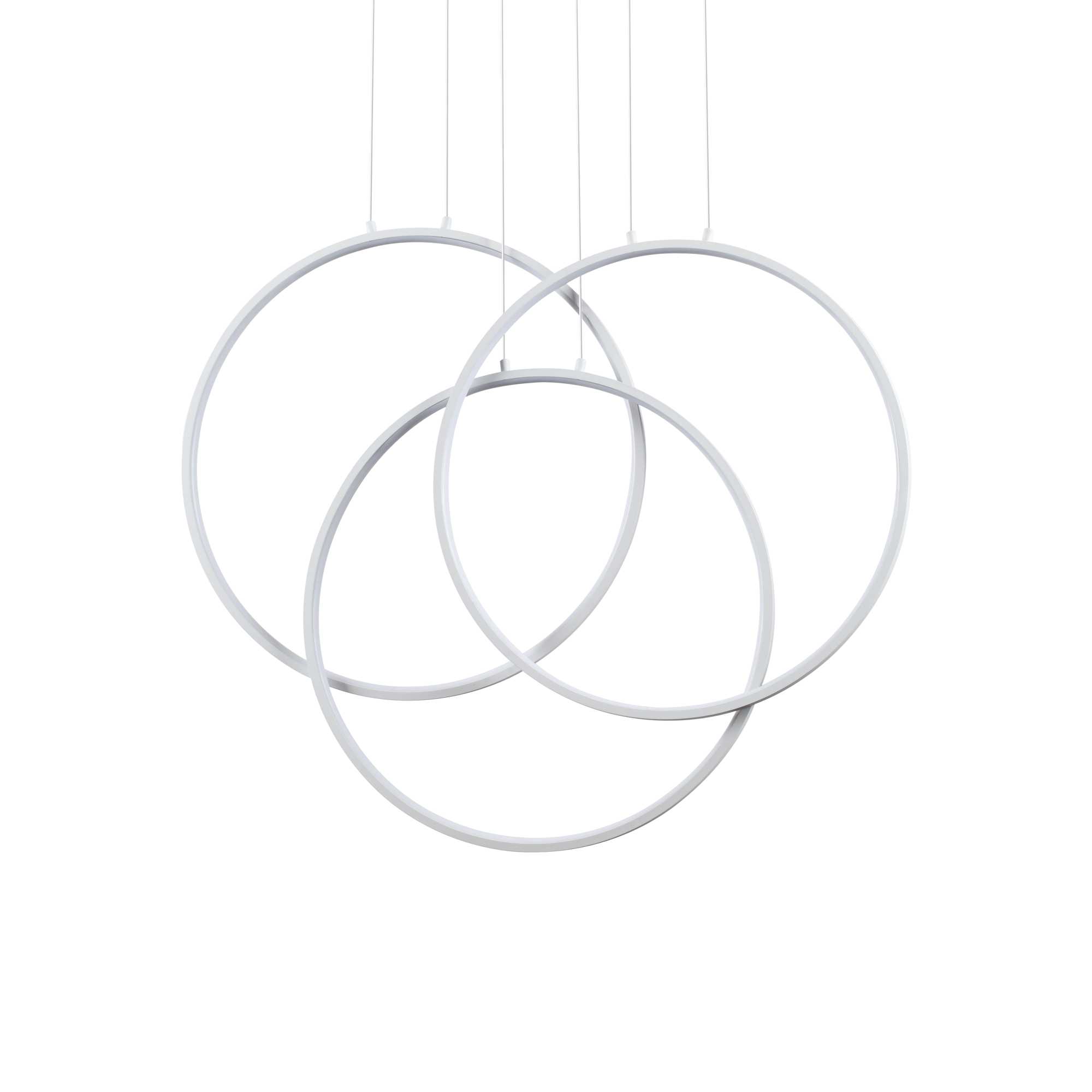 Ideal Lux Závěsné svítidlo Frame sp cerchio Barva: Bílá