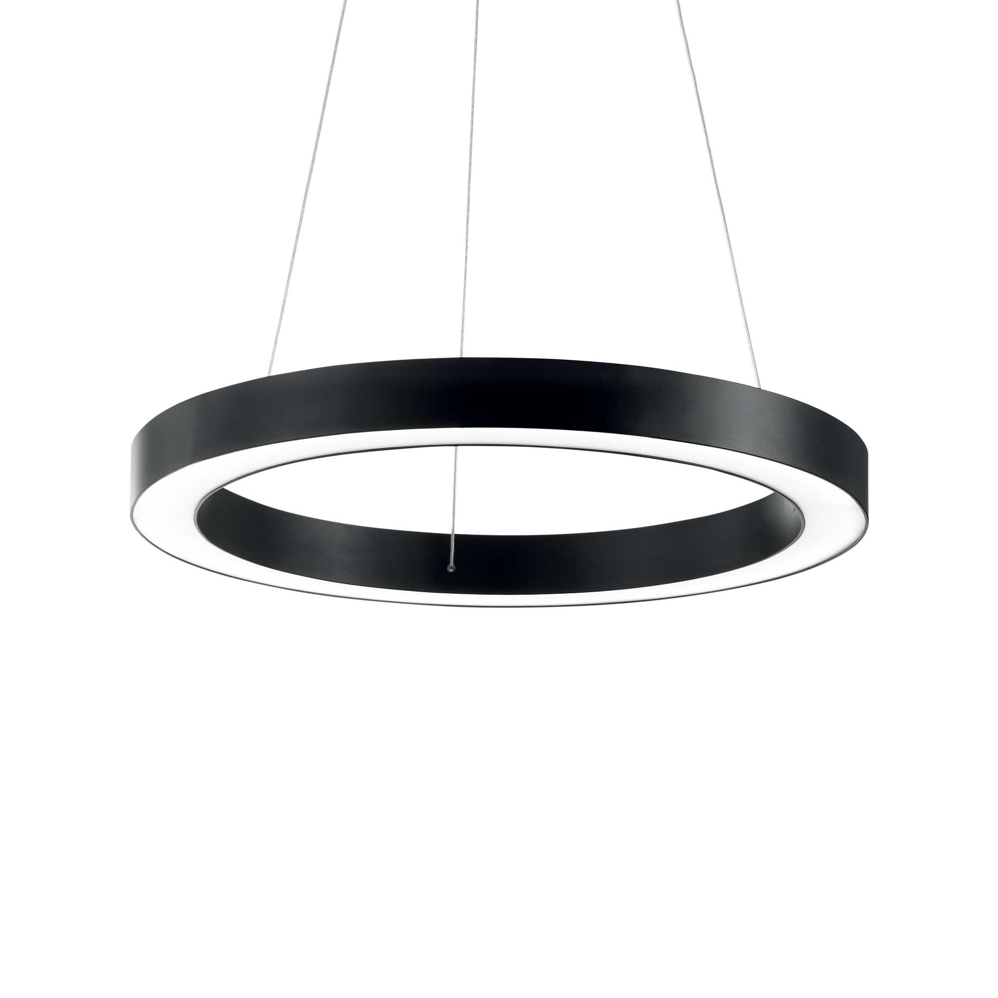 Ideal Lux LED Závěsné svítidlo Oracle round, Ø 70 Barva: Černá
