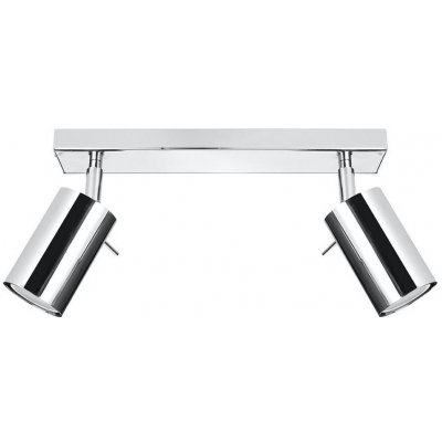 Levně Sollux Stropní/nástěnné svítidlo RING 2 ø 8 cm Barva: Chrom