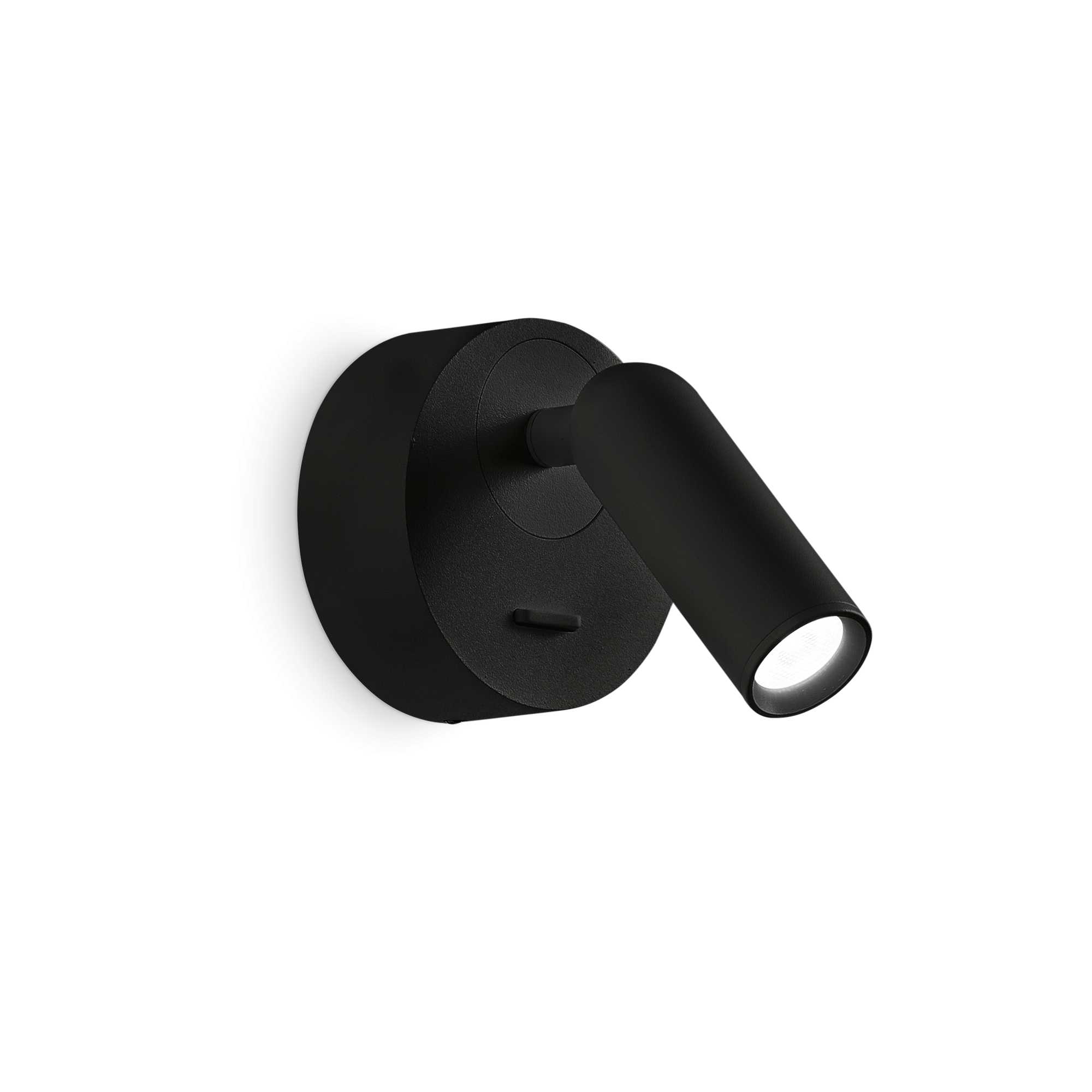 Ideal Lux Nástěnné LED svítidlo Bean round ap Barva: Černá