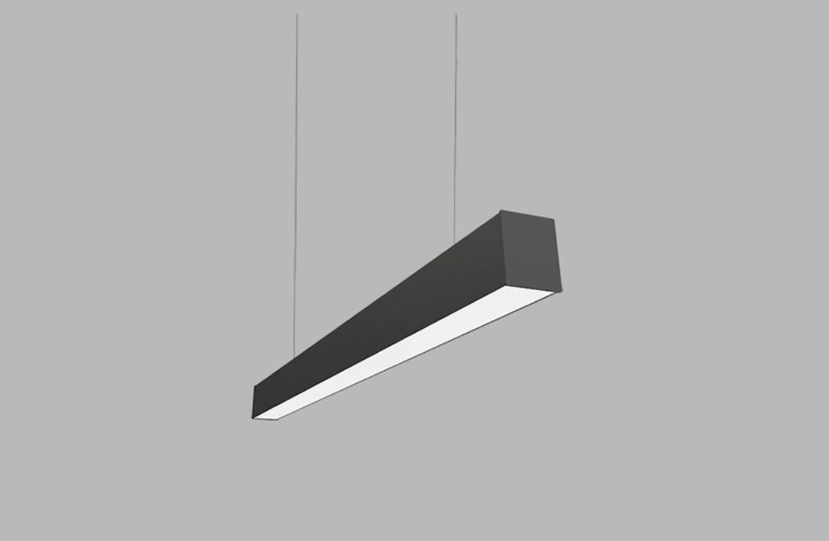 Led2 Závěsné svítidlo LINO Z, 150cm Stmívání, řízení: ON/OFF (bez stmívání), Barva stínidla: opal, Barva svítidla: černá
