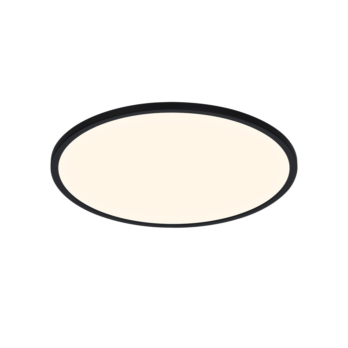 Stropní svítidlo Nordlux Oja ⌀43cm, DIM 3000K/4000K, IP54 Barva: Černá
