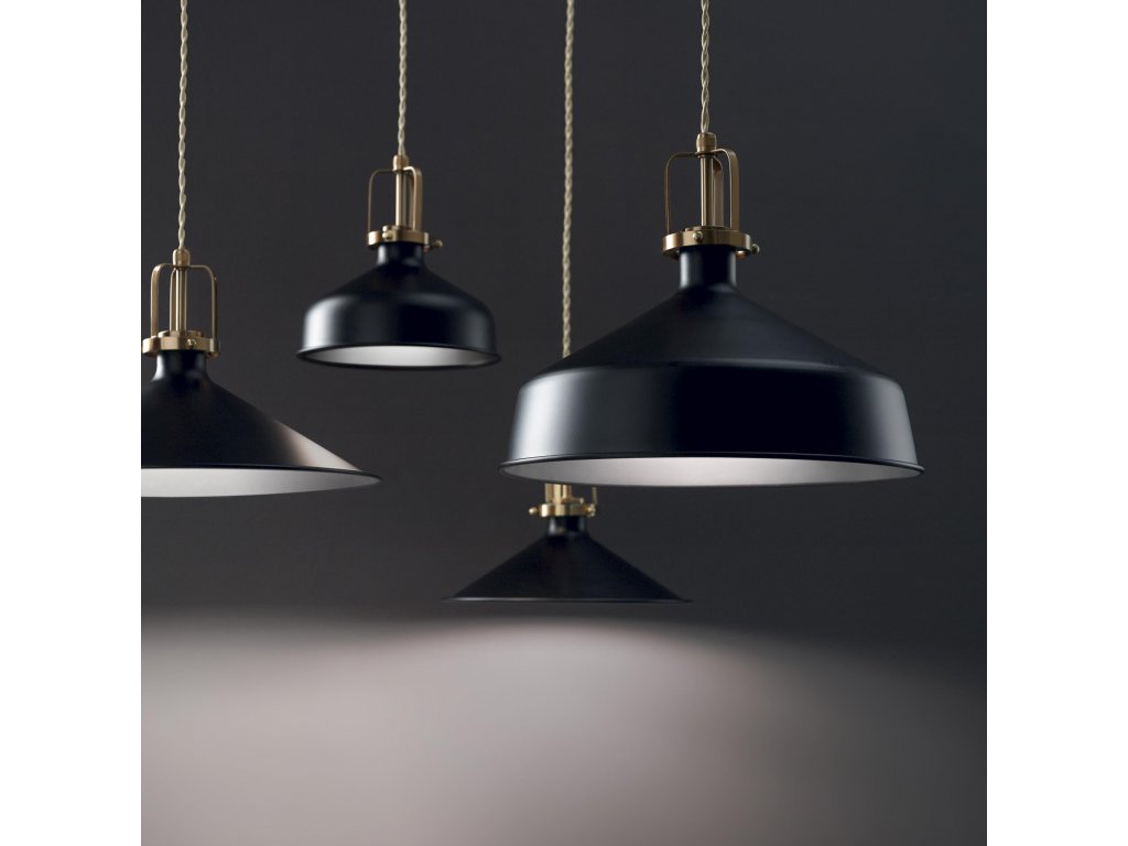 Ideal Lux Závěsné svítidlo ERIS- 2 SP1, Ø  33 Barva: Černá
