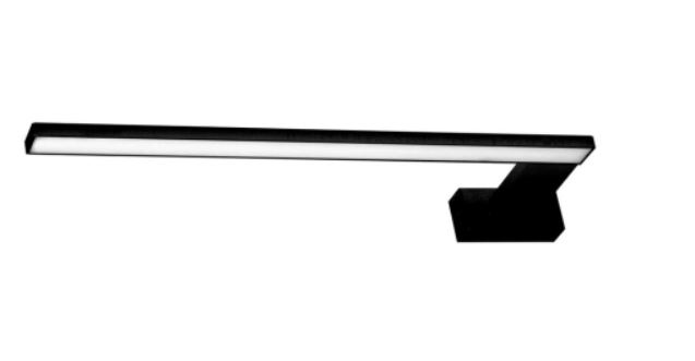 Levně Milagro LED nástěnné svítidlo na zrcadlo SHINE Milagro, 45cm, 11W, IP44 Barva: Černá - pravá
