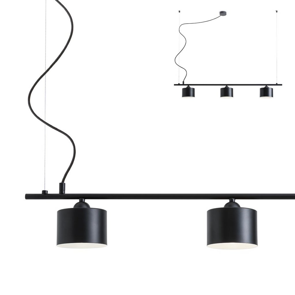 Redo Moderní závěsné svítidlo Miller Barva: Černá