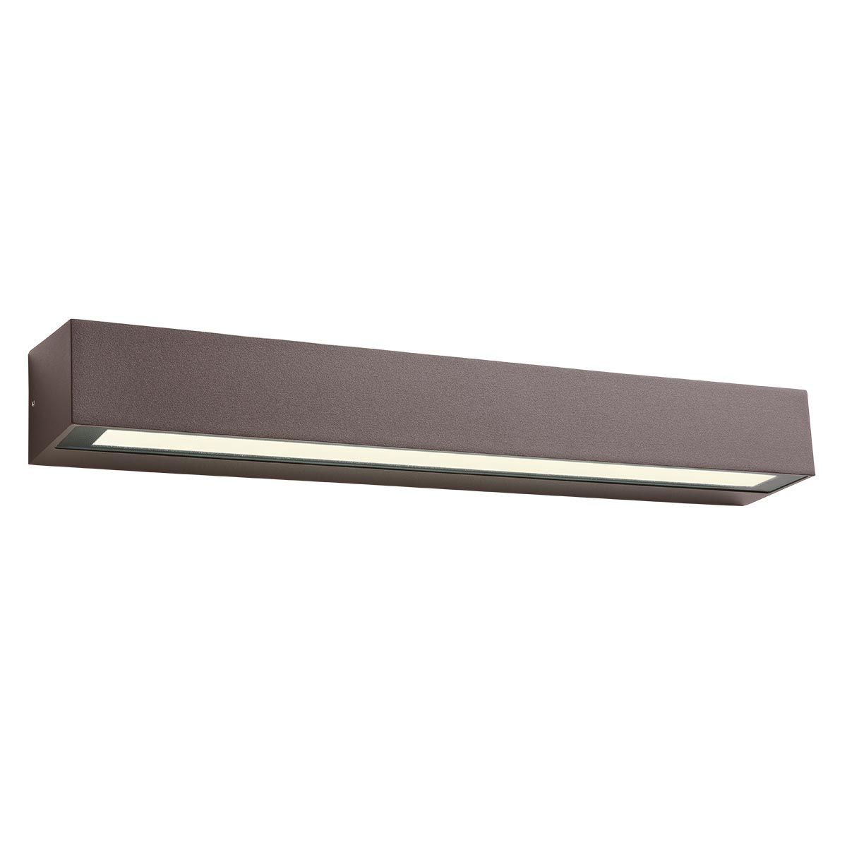 Redo Nástěnné LED svítidlo AROOS, d. 50 cm, IP65 Barva: Rezavá - hnědá