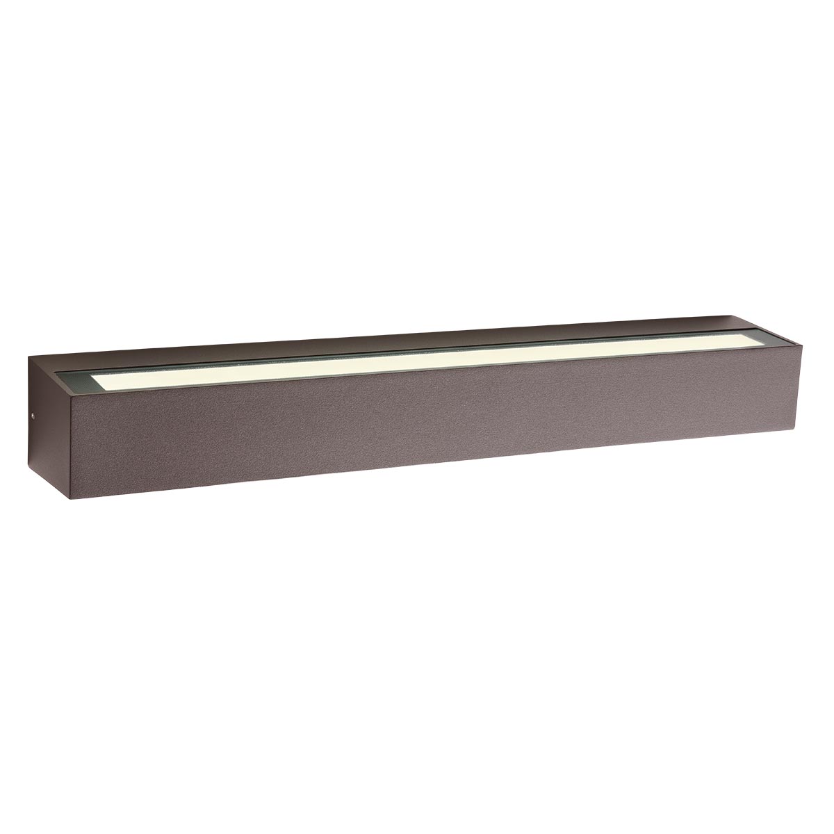Redo Nástěnné LED svítidlo AROOS, d. 50 cm, IP65, 30W Barva: Rezavá - hnědá