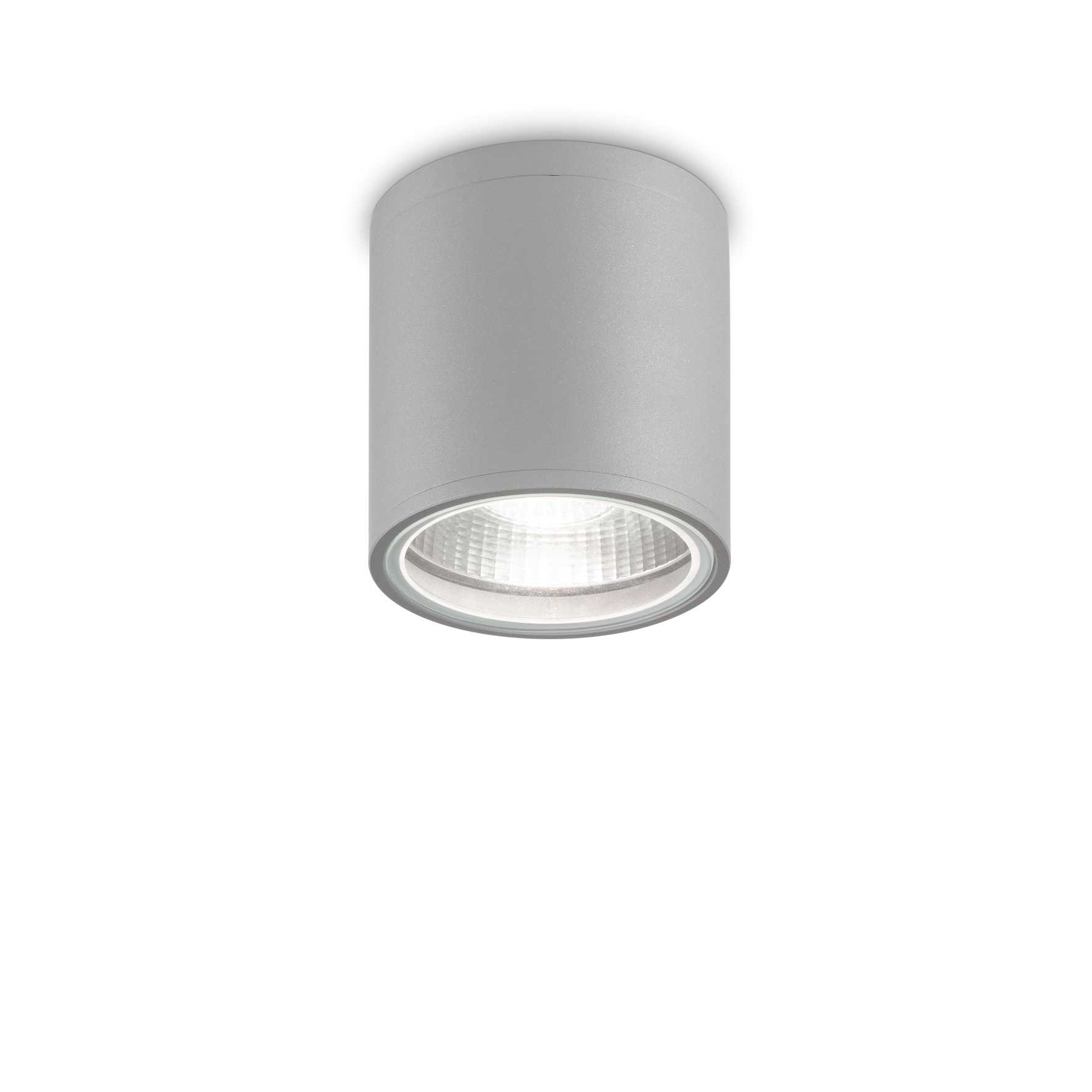 Ideal Lux Stropní přisazené svítidlo GUN PL1, IP44 Barva: Šedá
