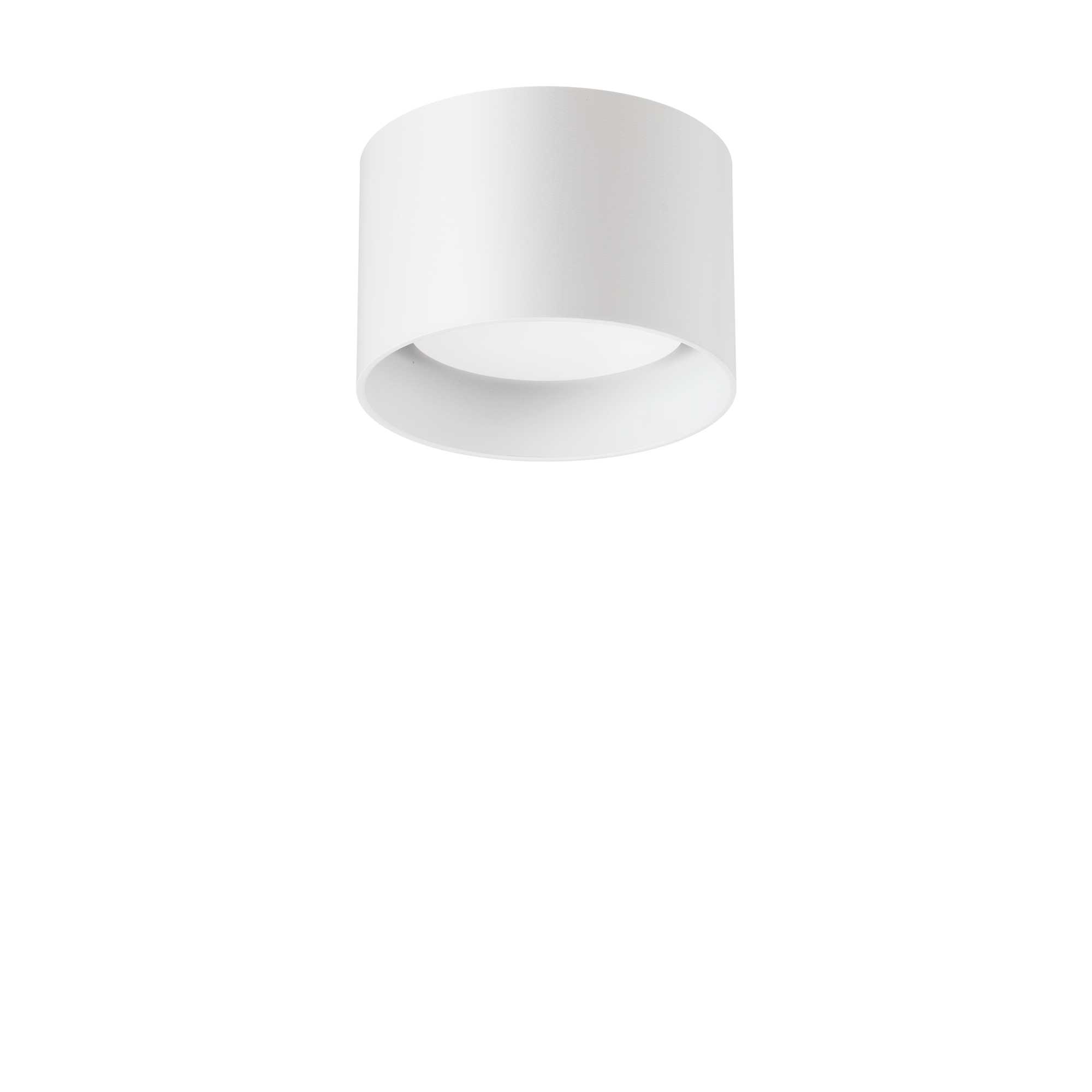 Ideal Lux Stropní přisazené svítidlo SPIKE PL1, Ø 100 mm Barva: Bílá