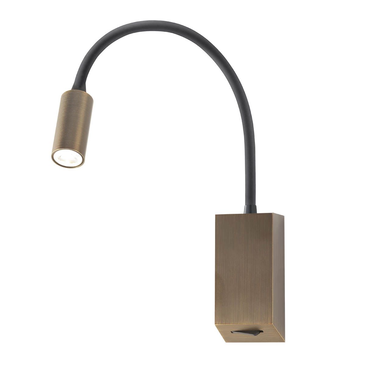 Redo Nástěnné LED svítidlo Hello 3W Barva: Antický bronz