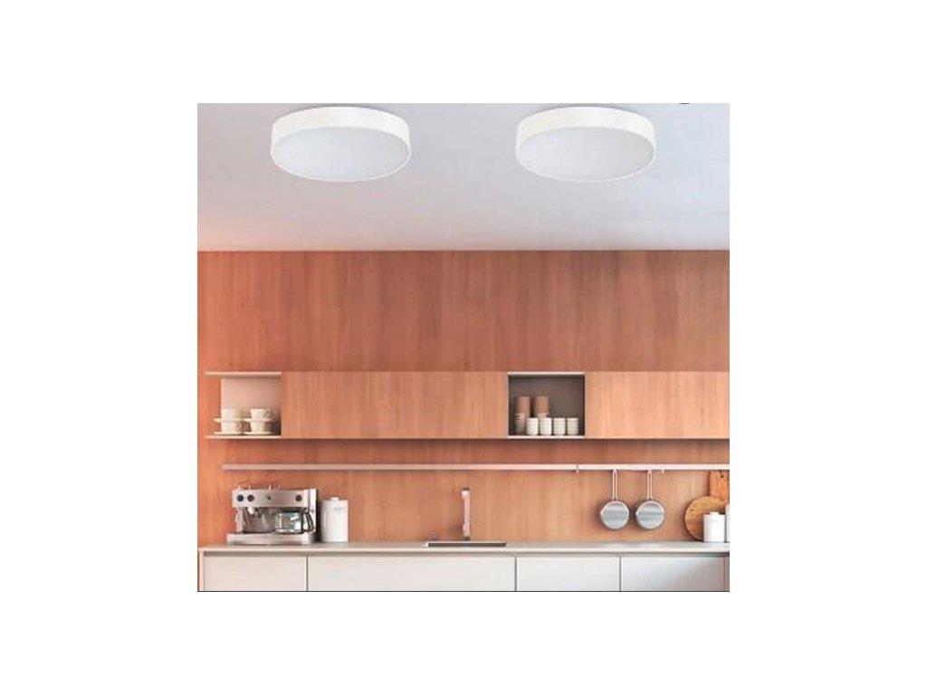 Levně DANLUX Stropní LED svítidlo Luna Ø 220 mm, 27W Barva: Bílá, Teplota světla: 3000K - teplá bílá, Stmívání, řízení: PUSH