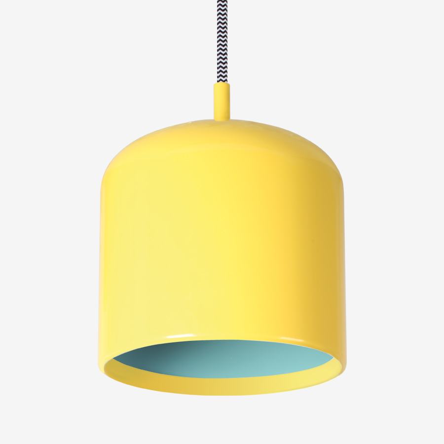 Lucis Závěsné svítidlo Juno E27, 60W ø15 cm, žluto/modré