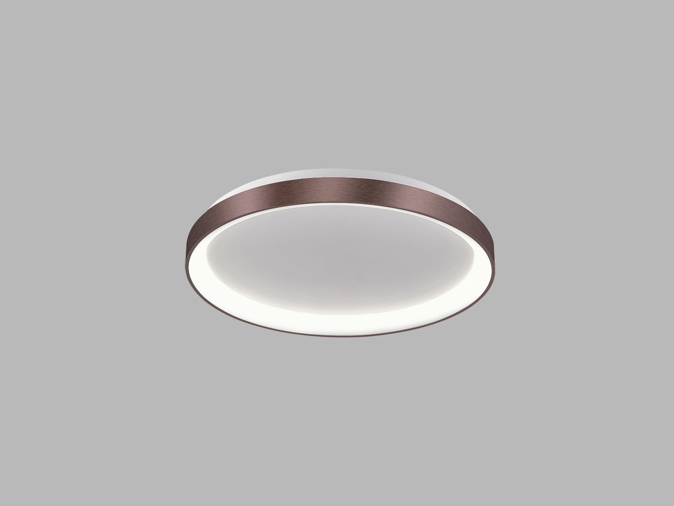 Led2 Stropní LED svítidlo BELLA SLIM ø 58 cm Barva: Kávová, Stmívání, řízení: 3000K/4000K TRIAC