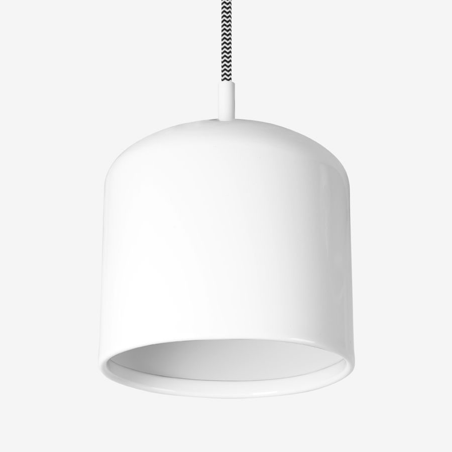 Lucis Závěsné svítidlo Juno LED, 6,7W, ø15 cm bílá/bílá Teplota světla: 3000K - teplá bílá