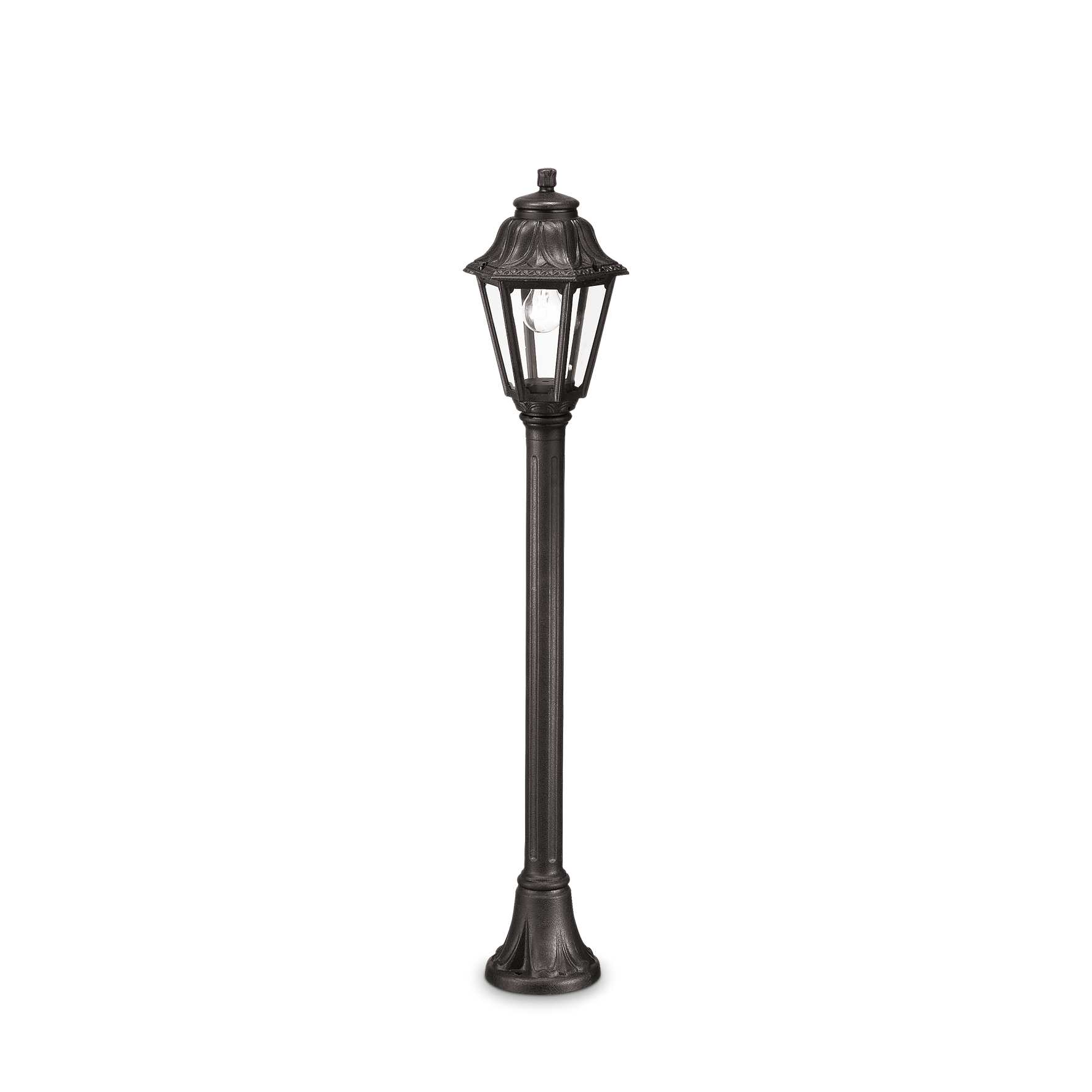 Ideal Lux Venkovní sloupkové osvětlení ANNA PT1 NERO