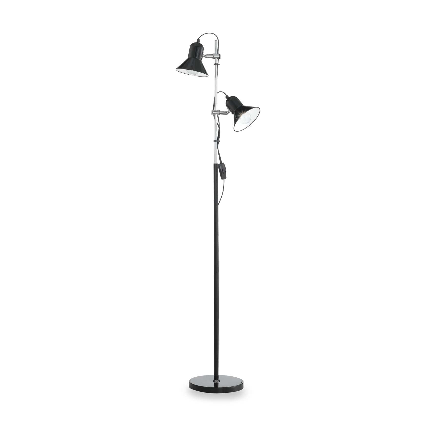 Ideal Lux Stojací lampa POLLY PT2 NERO