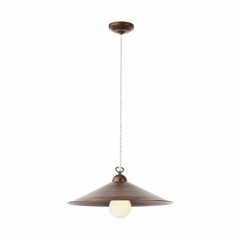 Levně Incanti Rustikální závěsné svítidlo Lea, ø 43 cm, 1 x E27 Barva: Bronz
