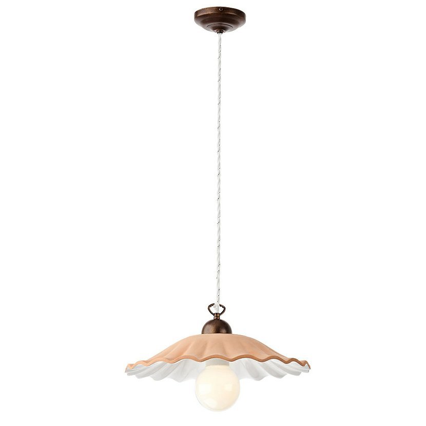 Levně Incanti Rustikální závěsné svítidlo Lea, ø 36 cm, 1xE27 Barva: Bronz