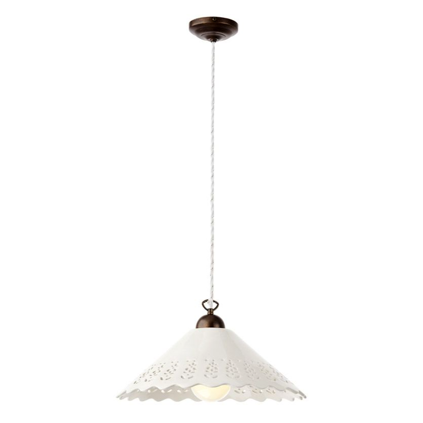 Levně Incanti Rustikální závěsné svítidlo Lea, ø 40 cm, 1 x E27 Barva: Bronz
