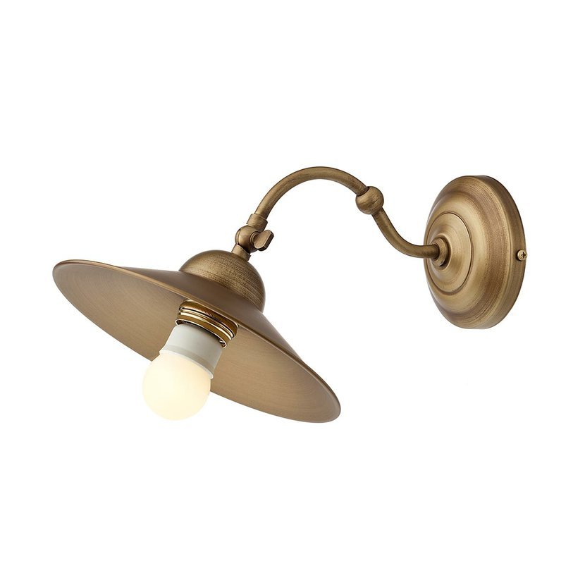 Levně Incanti Rustikální nástěnné svítidlo Lea, ø 21 cm Barva: Bronz
