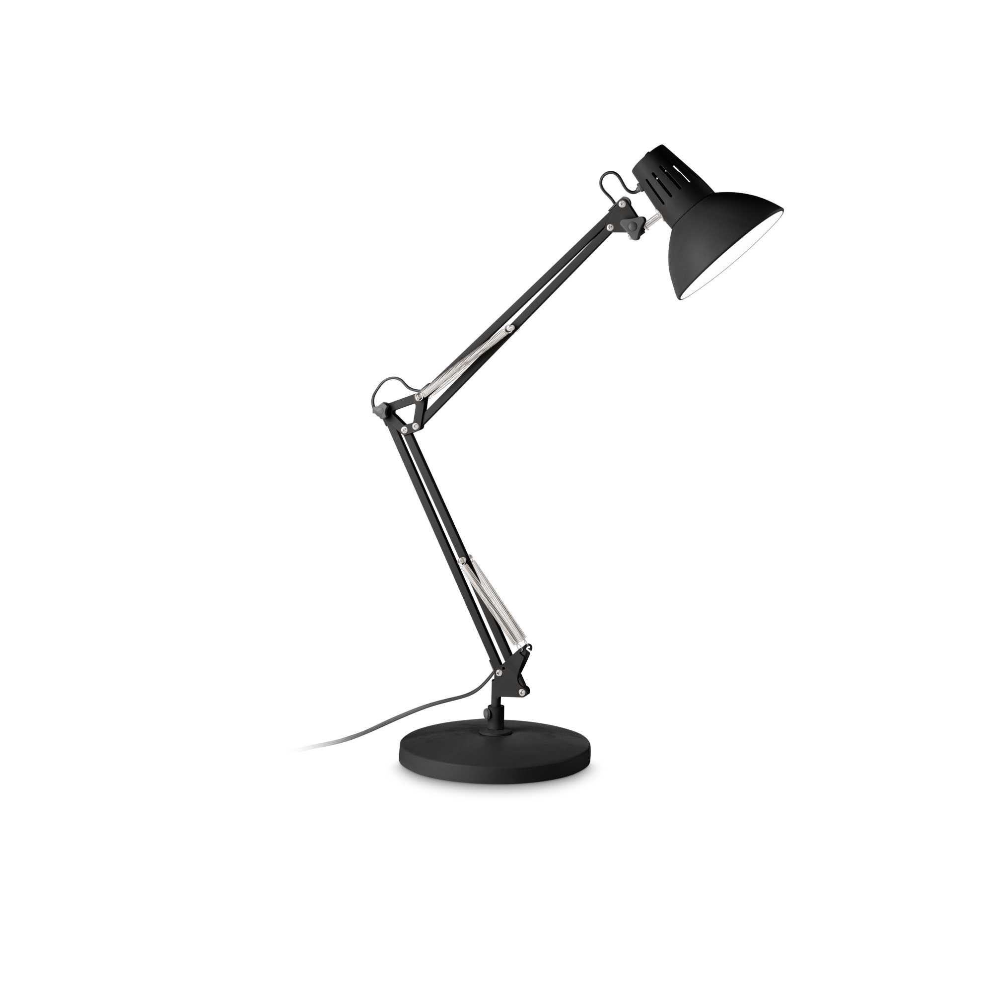 Ideal Lux Stolní lampa WALLY TL1 TOTAL BLACK