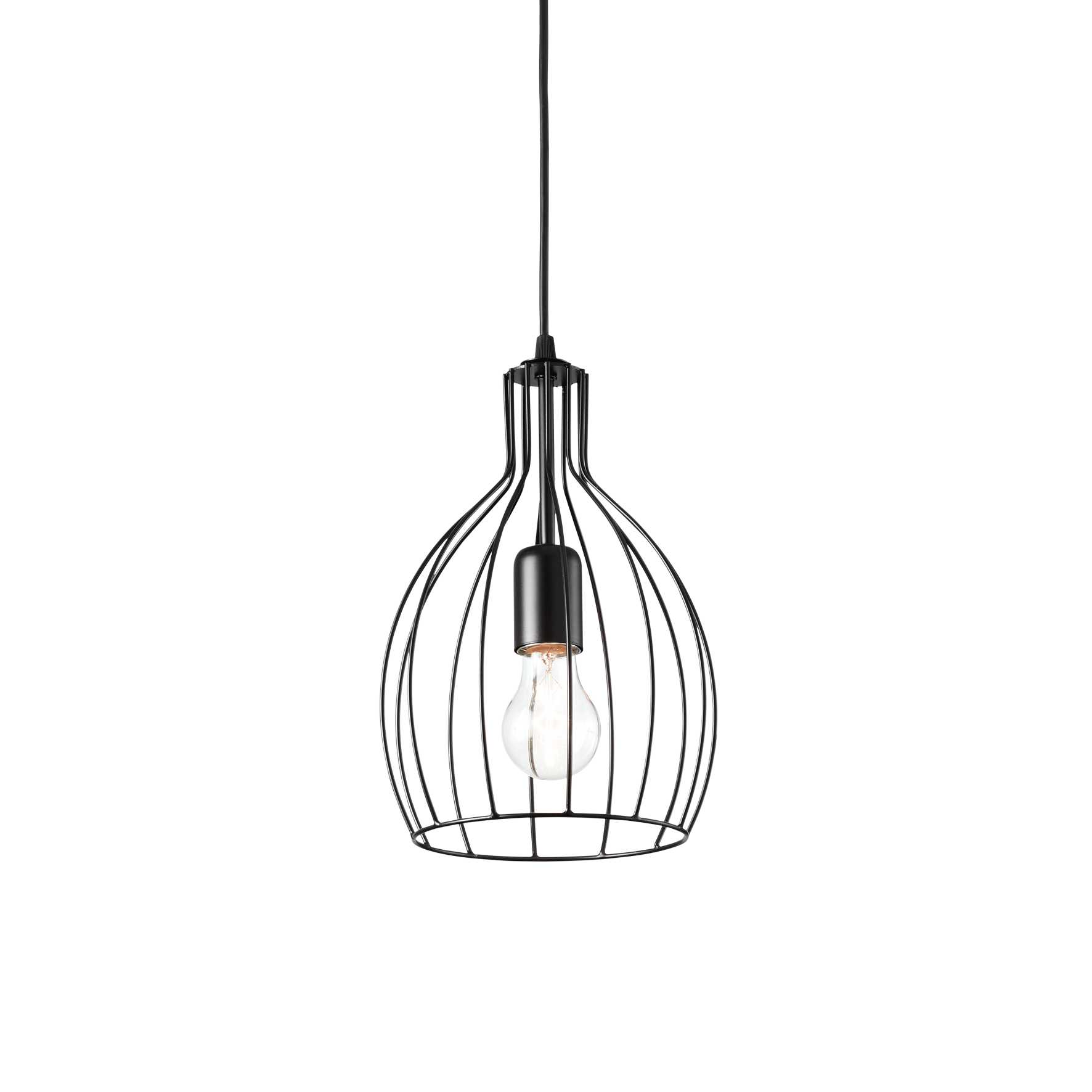 Ideal Lux Závěsné svítidlo AMPOLLA-2 SP1 NERO