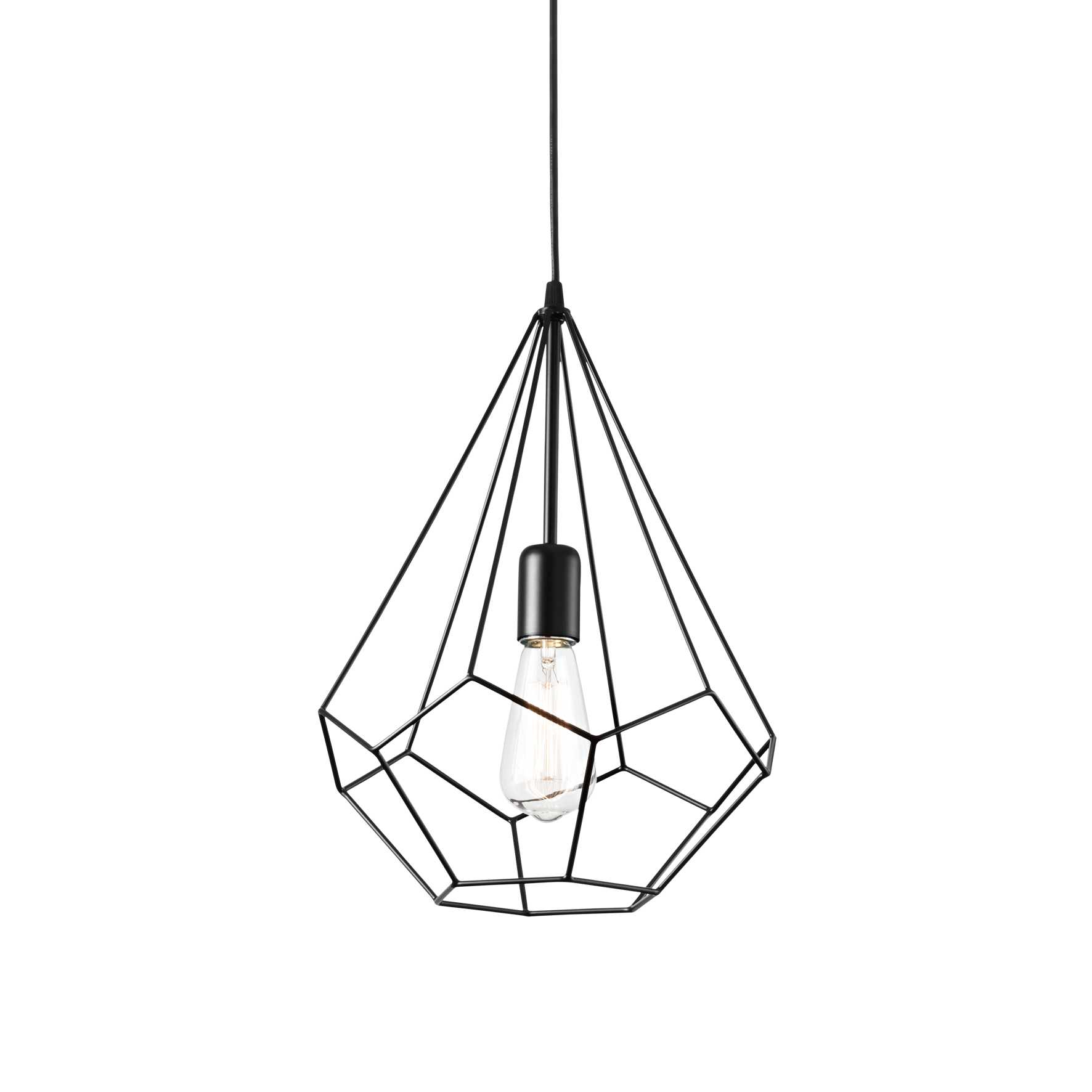 Ideal Lux Závěsné svítidlo AMPOLLA-3 SP1 NERO