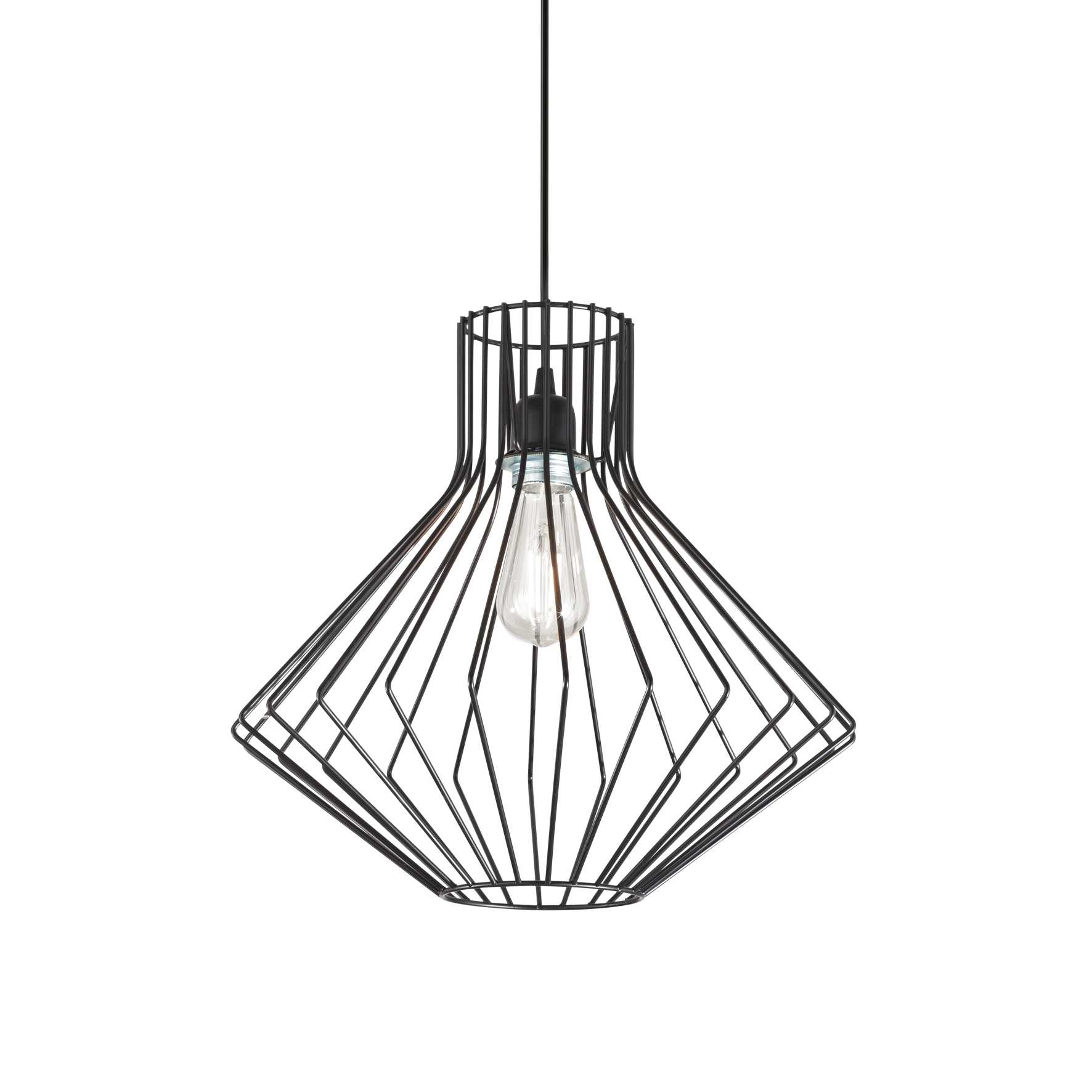 Ideal Lux Závěsné svítidlo AMPOLLA-4 SP1 NERO