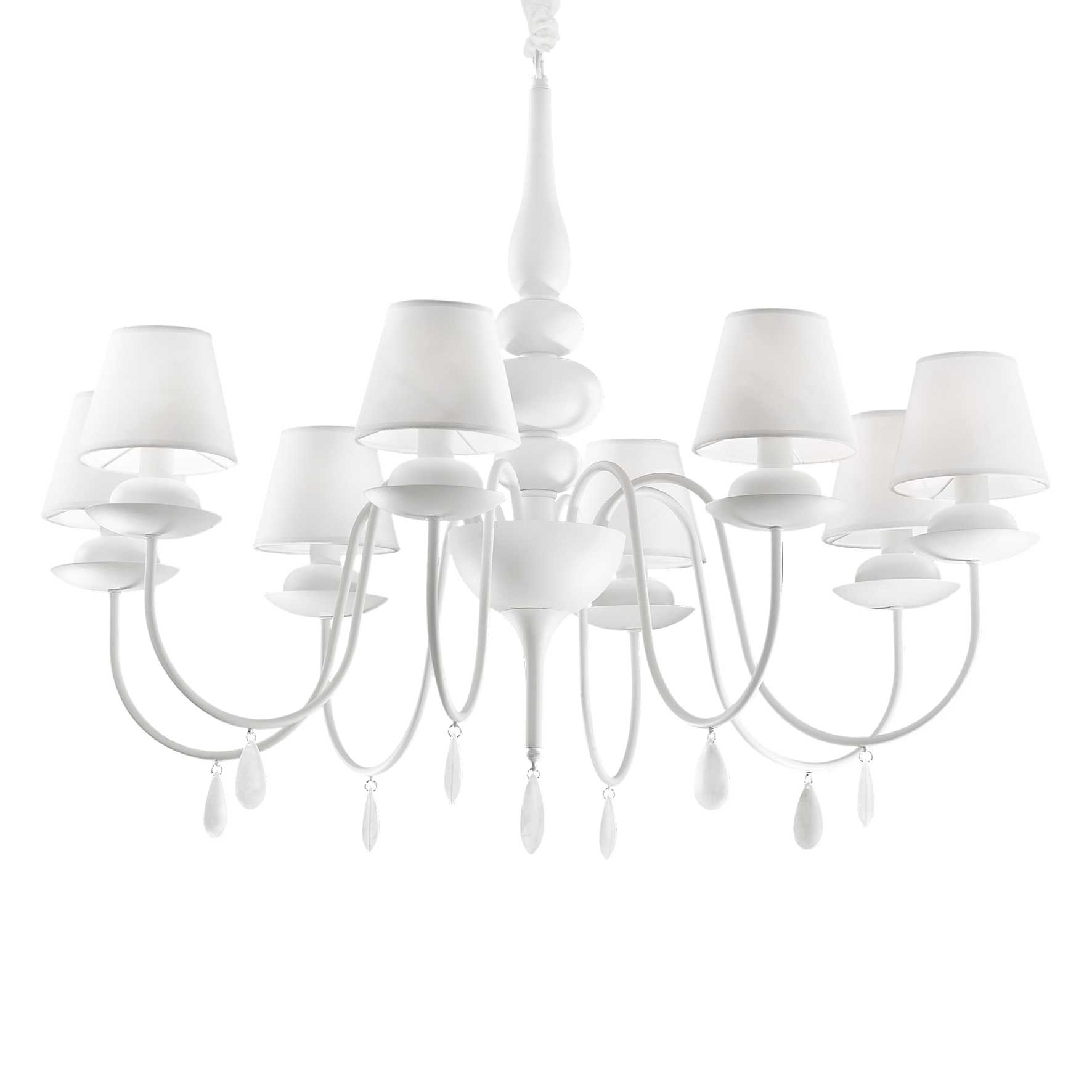 Ideal Lux Závěsné svítidlo BLANCHE SP8 BIANCO