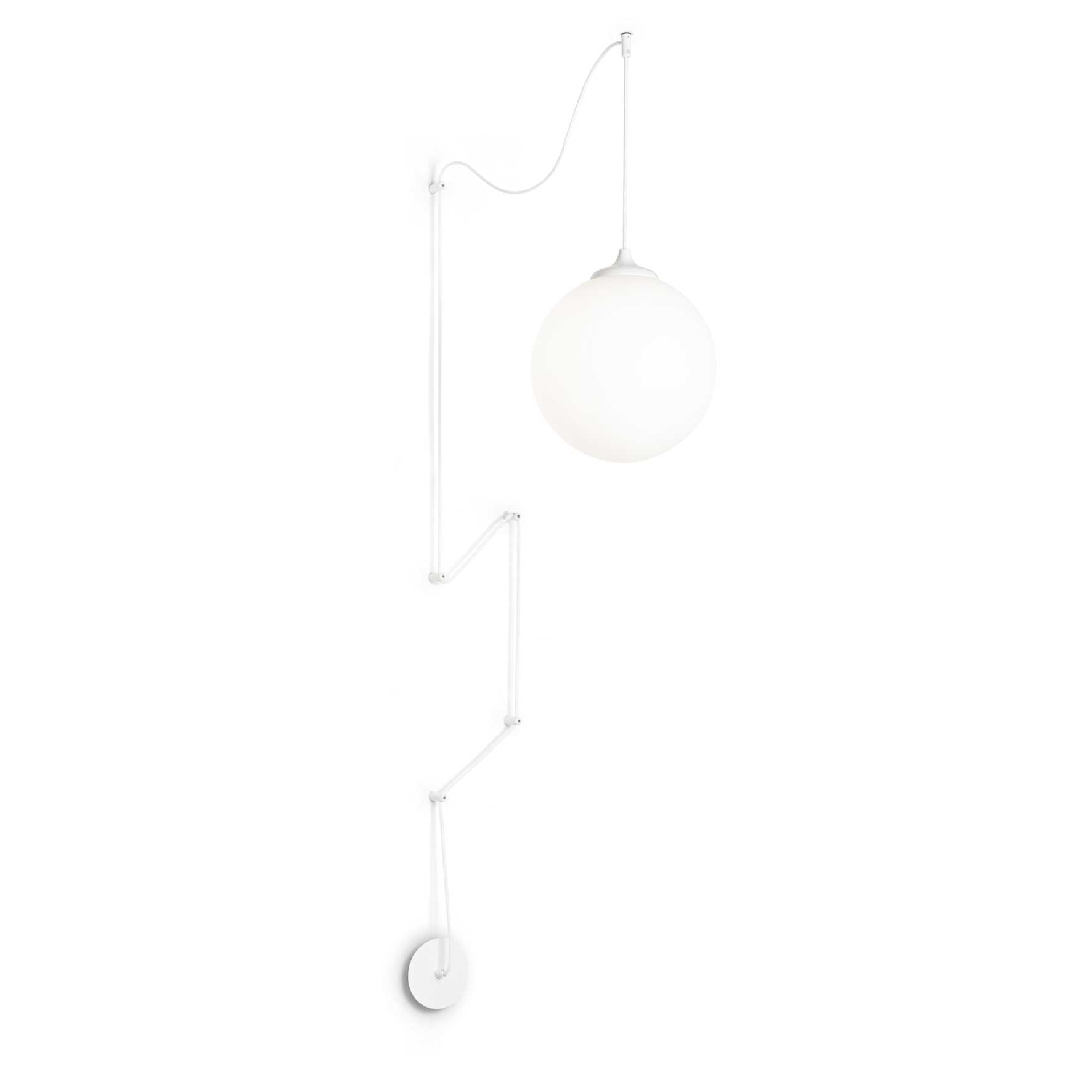 Ideal Lux Závěsné svítidlo BOA SP1 BIANCO