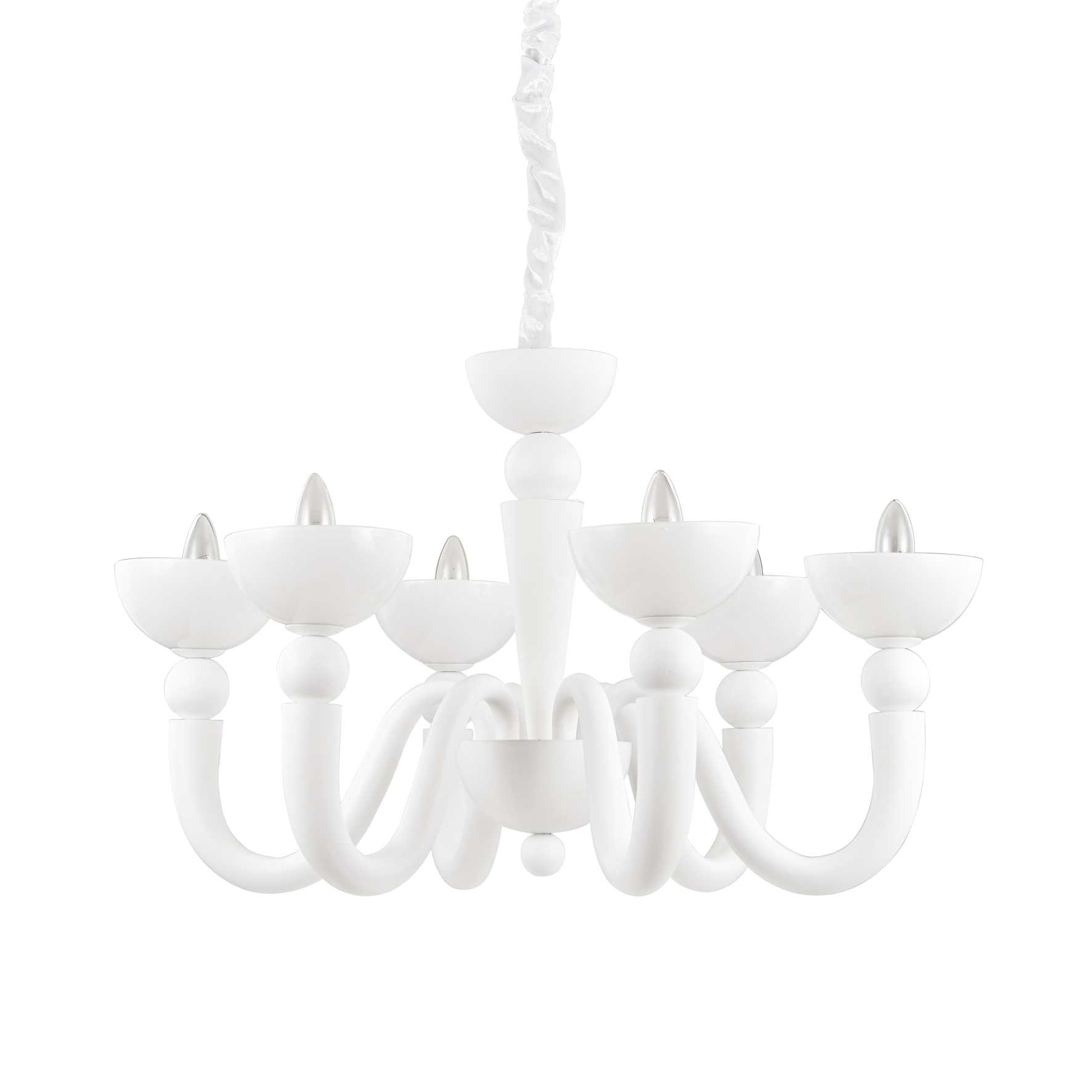 Ideal Lux Závěsné svítidlo BON BON SP6 BIANCO