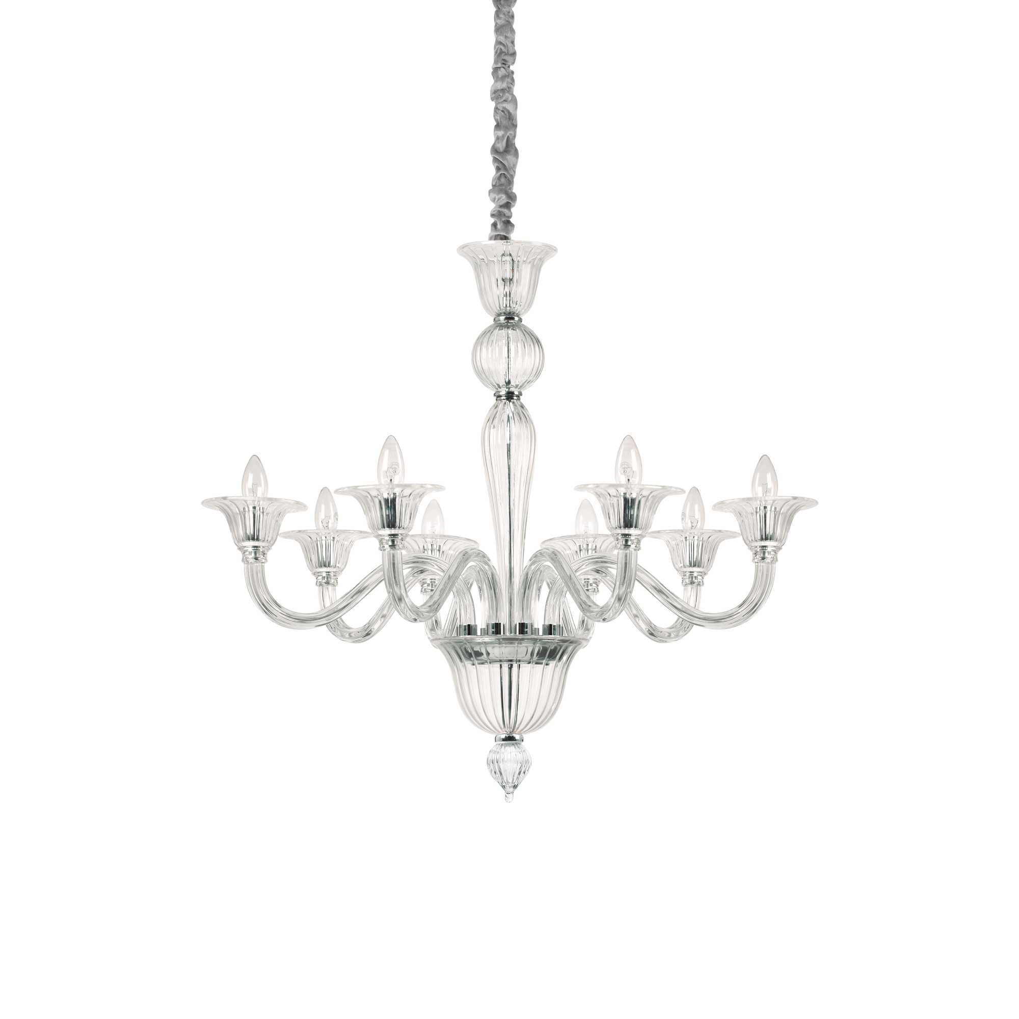 Ideal Lux Závěsné svítidlo BRIGITTA SP8 TRASPARENTE