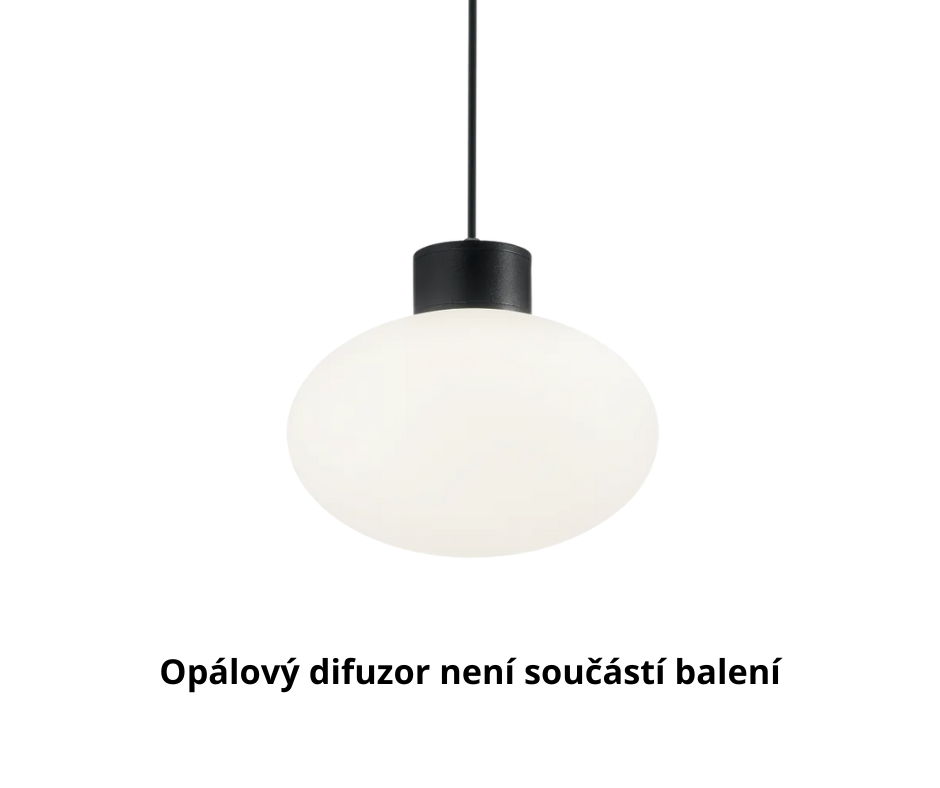 Ideal Lux Závěsné svítidlo CLIO MSP1 NERO