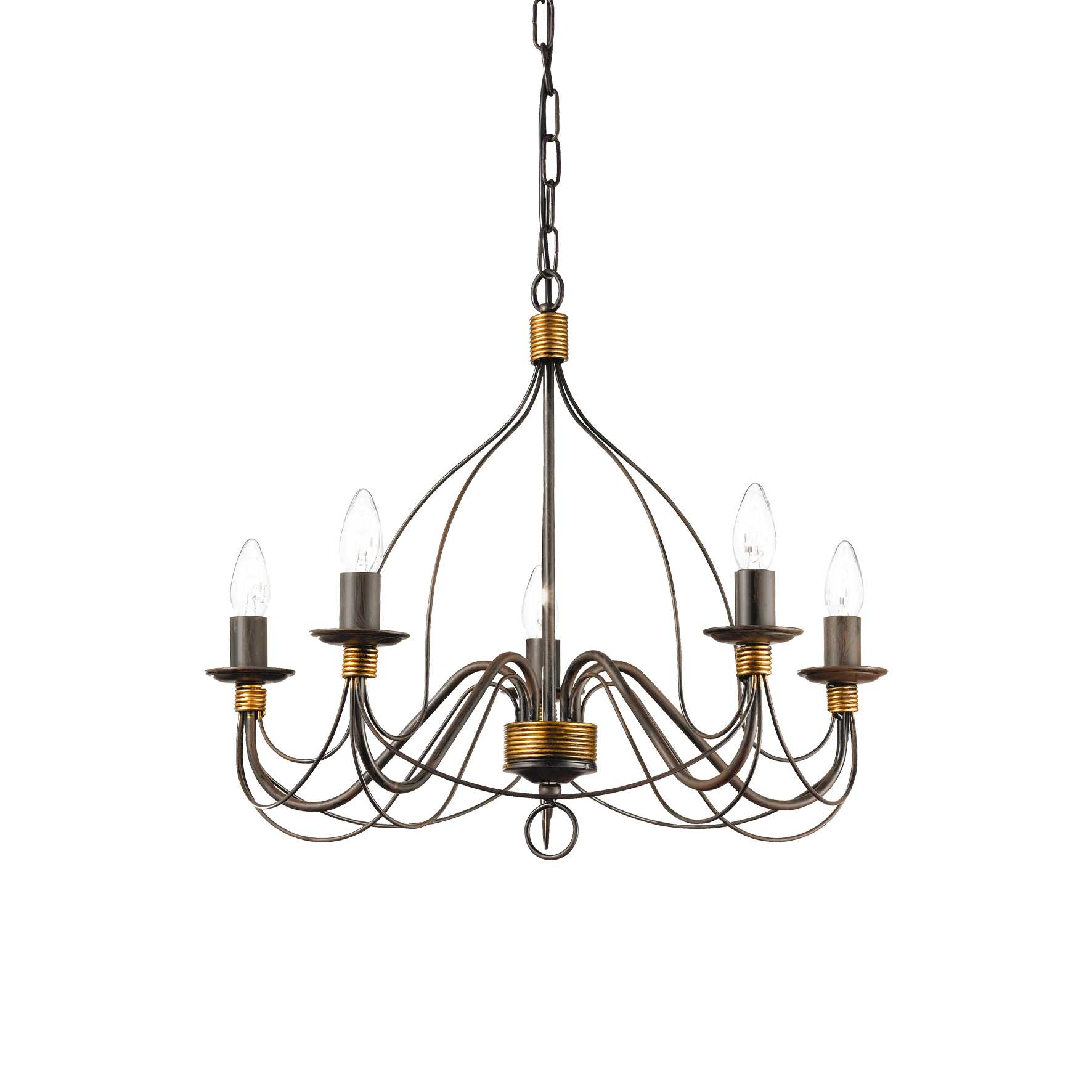 Ideal Lux Závěsné svítidlo CORTE SP5 RUGGINE
