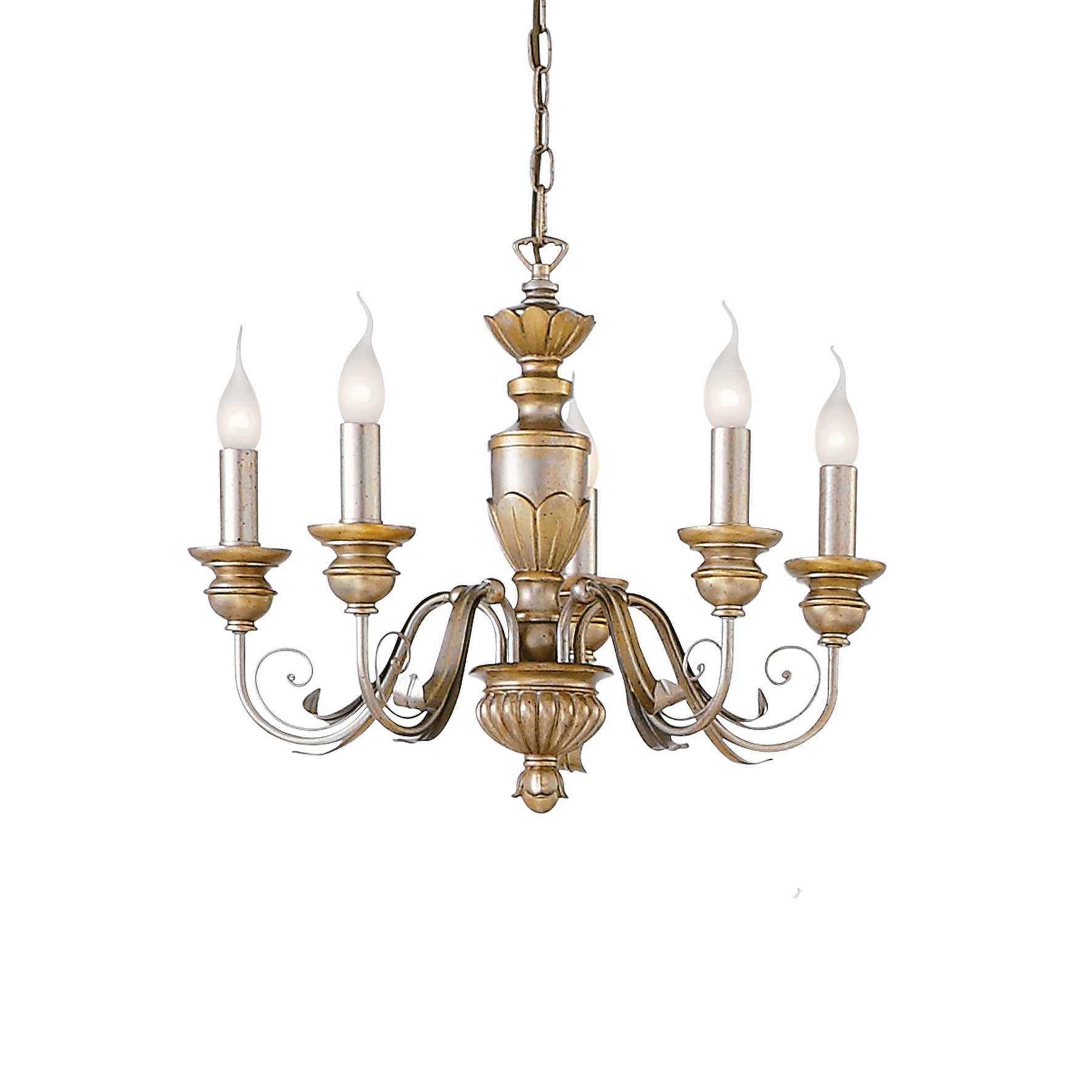 Ideal Lux Závěsné svítidlo FIRENZE SP5 ORO