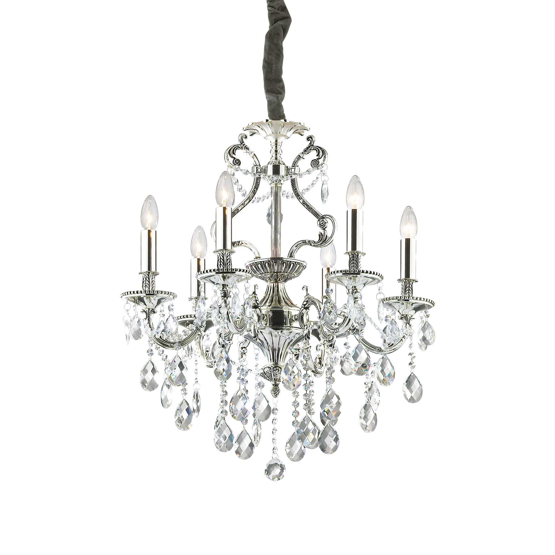 Ideal Lux Závěsné svítidlo GIOCONDA SP6 ARGENTO